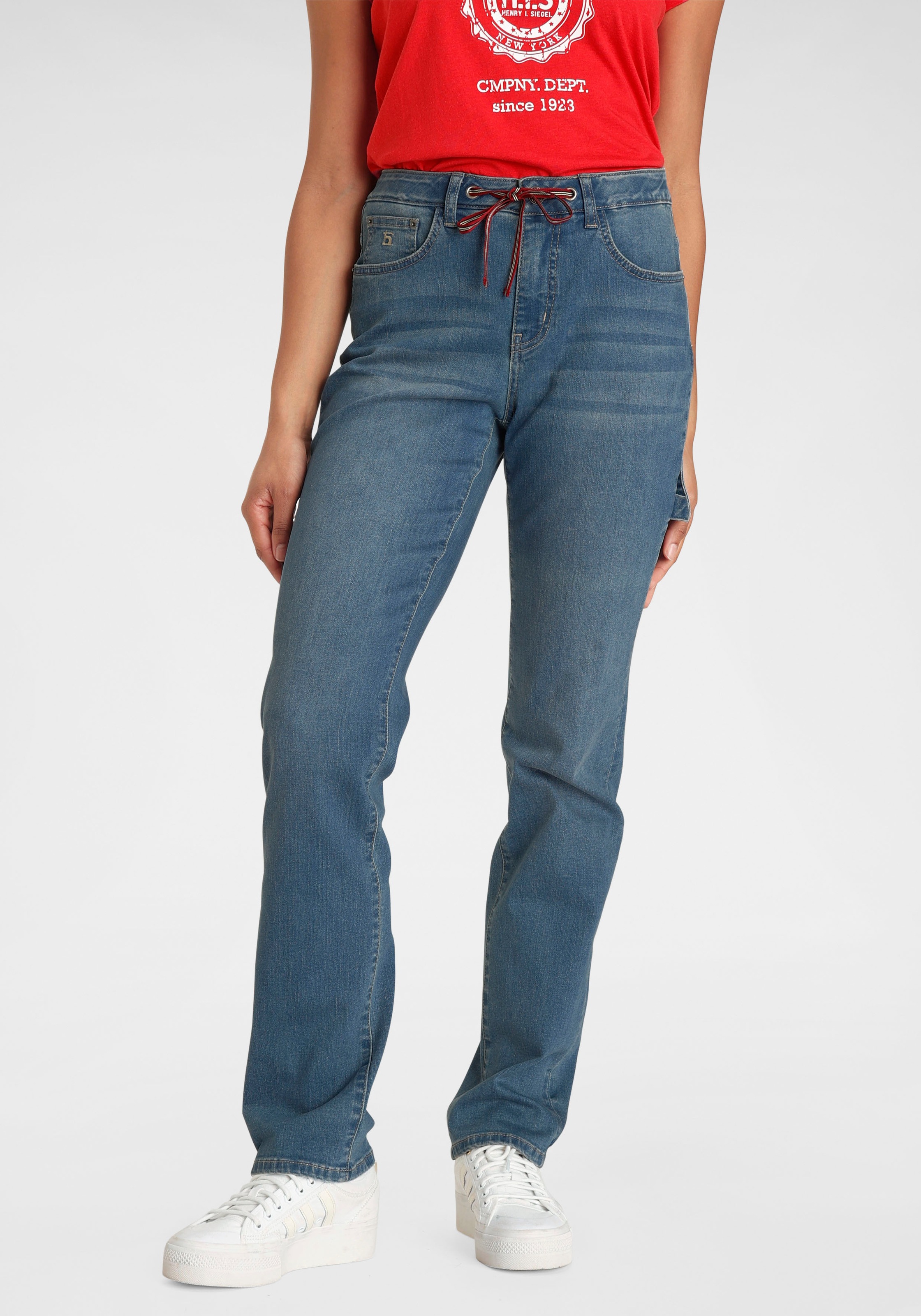 H.I.S Comfort-fit-Jeans »COLETTA WORKER«, Ökologische, wassersparende Produktion durch... kaufen