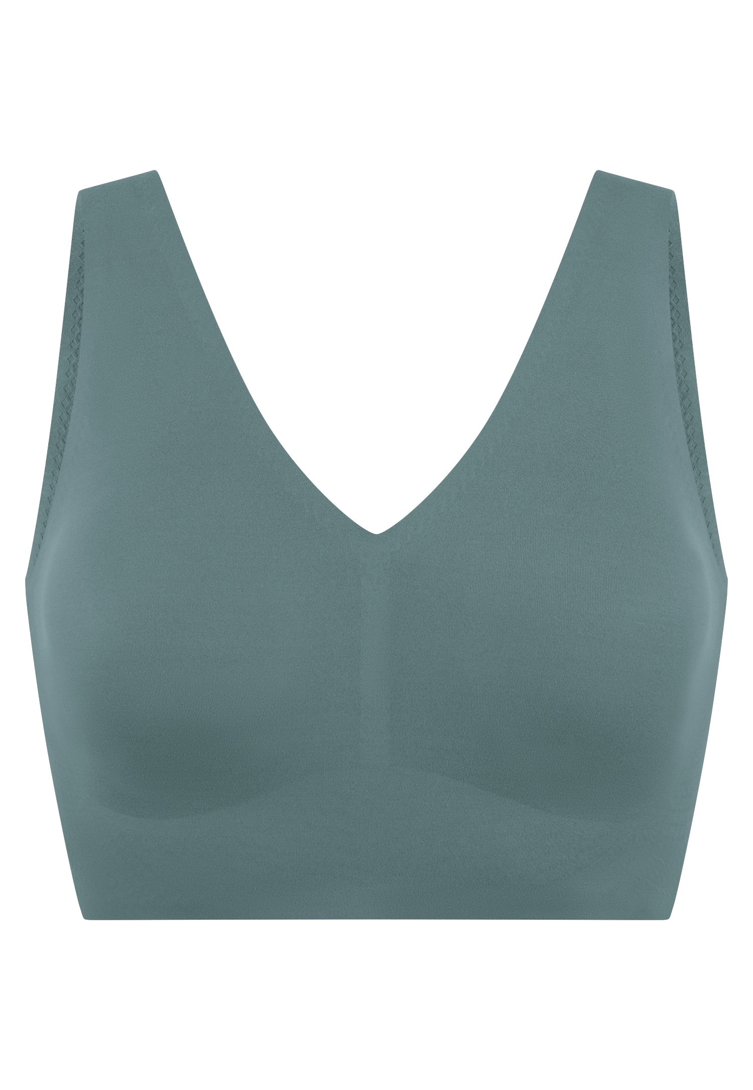 Schiesser Bustier »Invisible Soft«, Microfaser, Lasercut-Abschlüsse, V-Ausschnitt