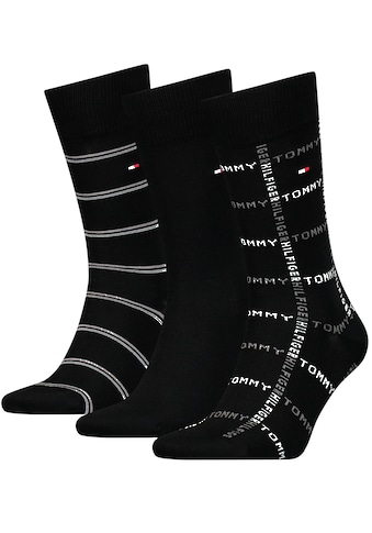 TOMMY HILFIGER Socken (Packung 3 poros) TH MEN SOCK 3...