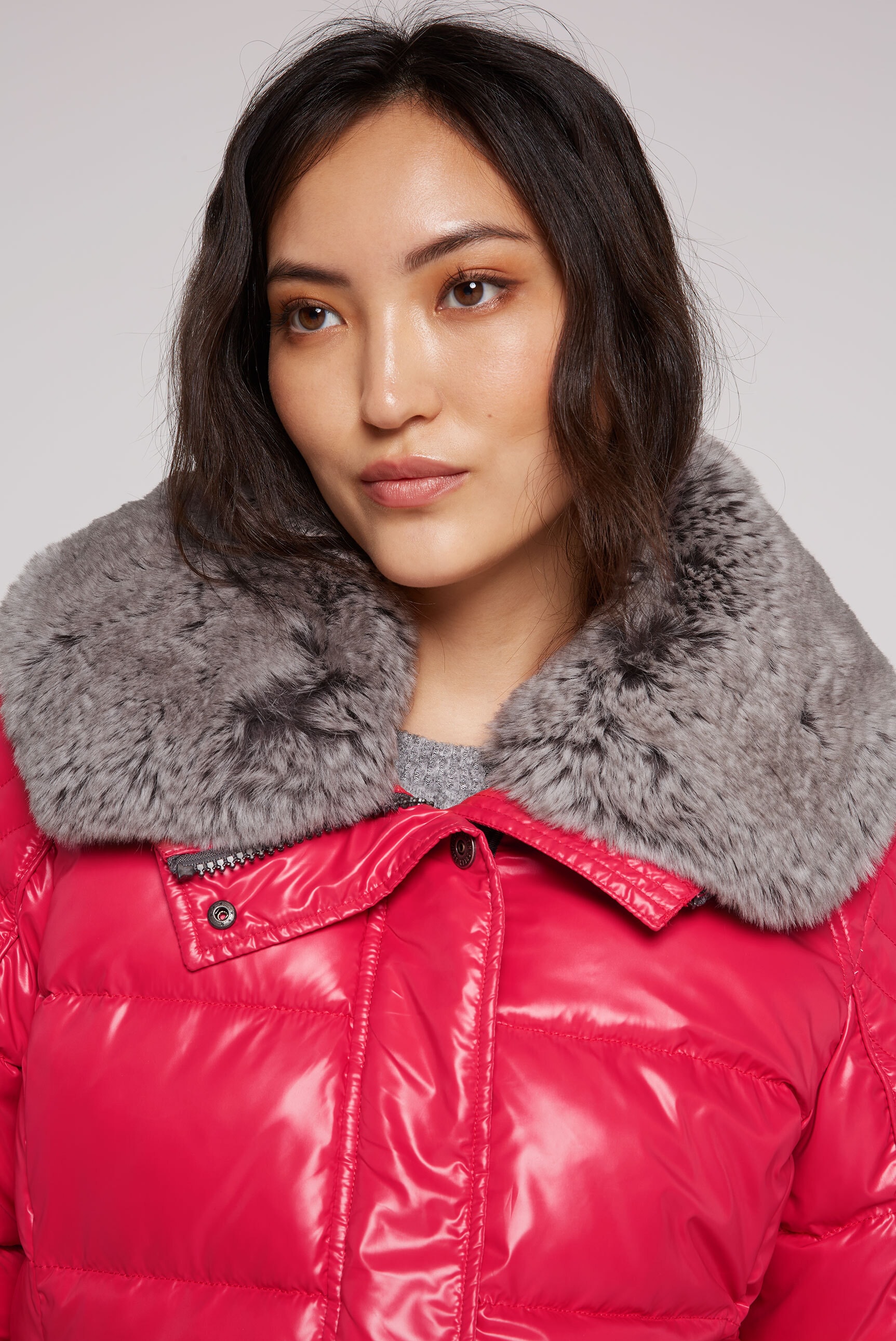 SOCCX Winterjacke, ohne Kapuze, mit Windbreaker-Bündchen