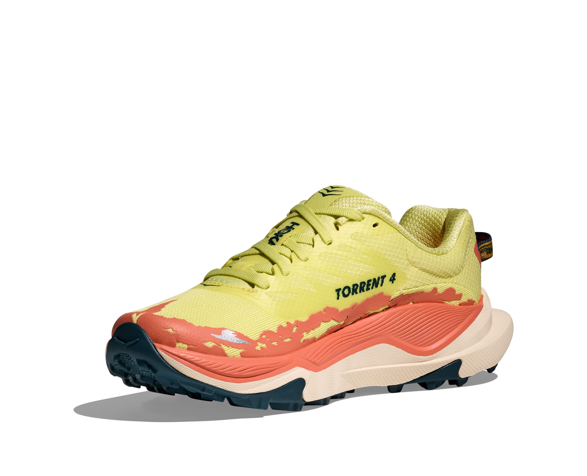 Hoka One One Trailrunningschuh "TORRENT 4" Trailrunningschuh, hoher Dämpfungsgrad, atmungsaktives Obermaterial