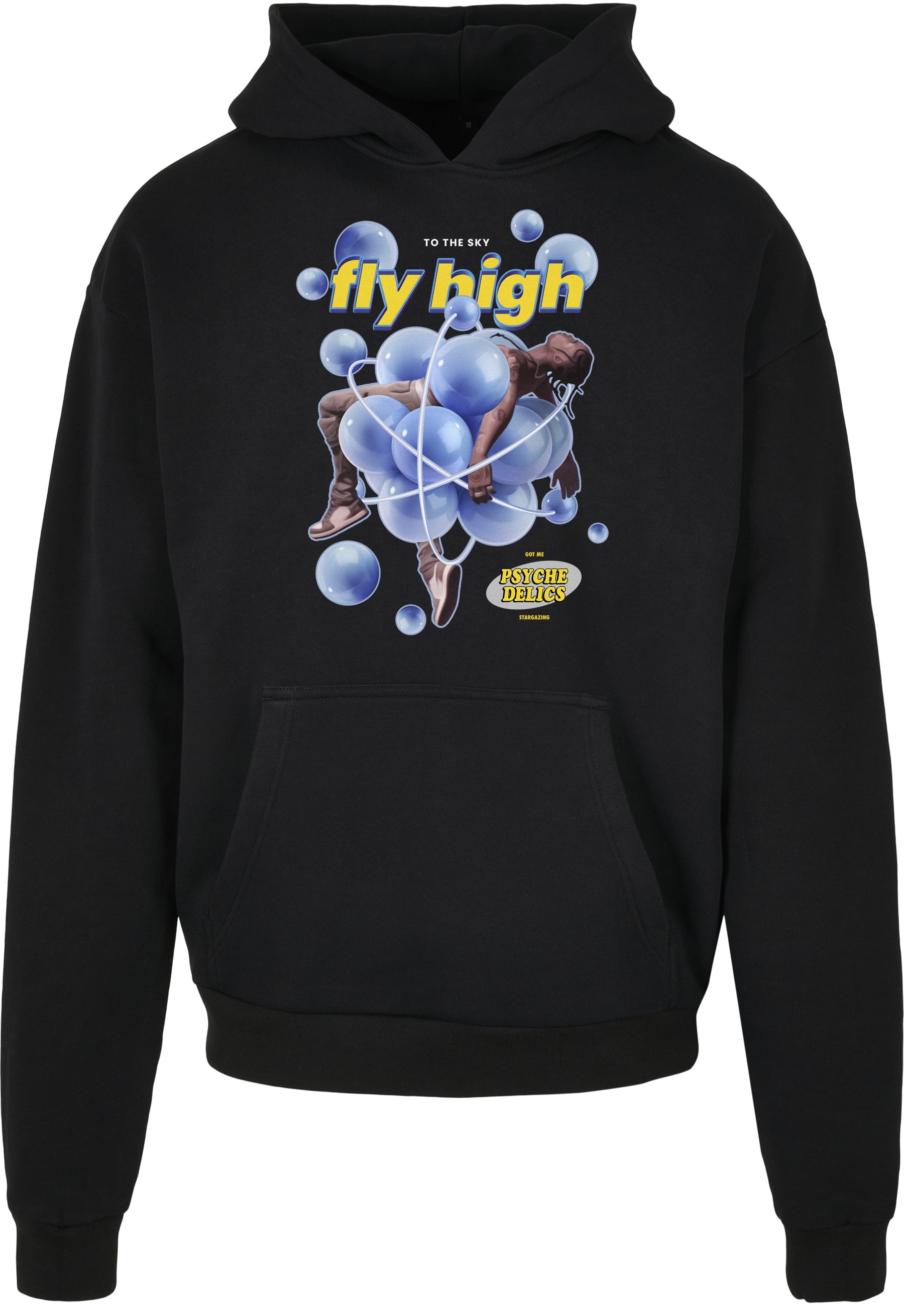 MisterTee Kapuzenpullover "MisterTee Herren Psychadellic Heavy Oversize Hoo günstig online kaufen