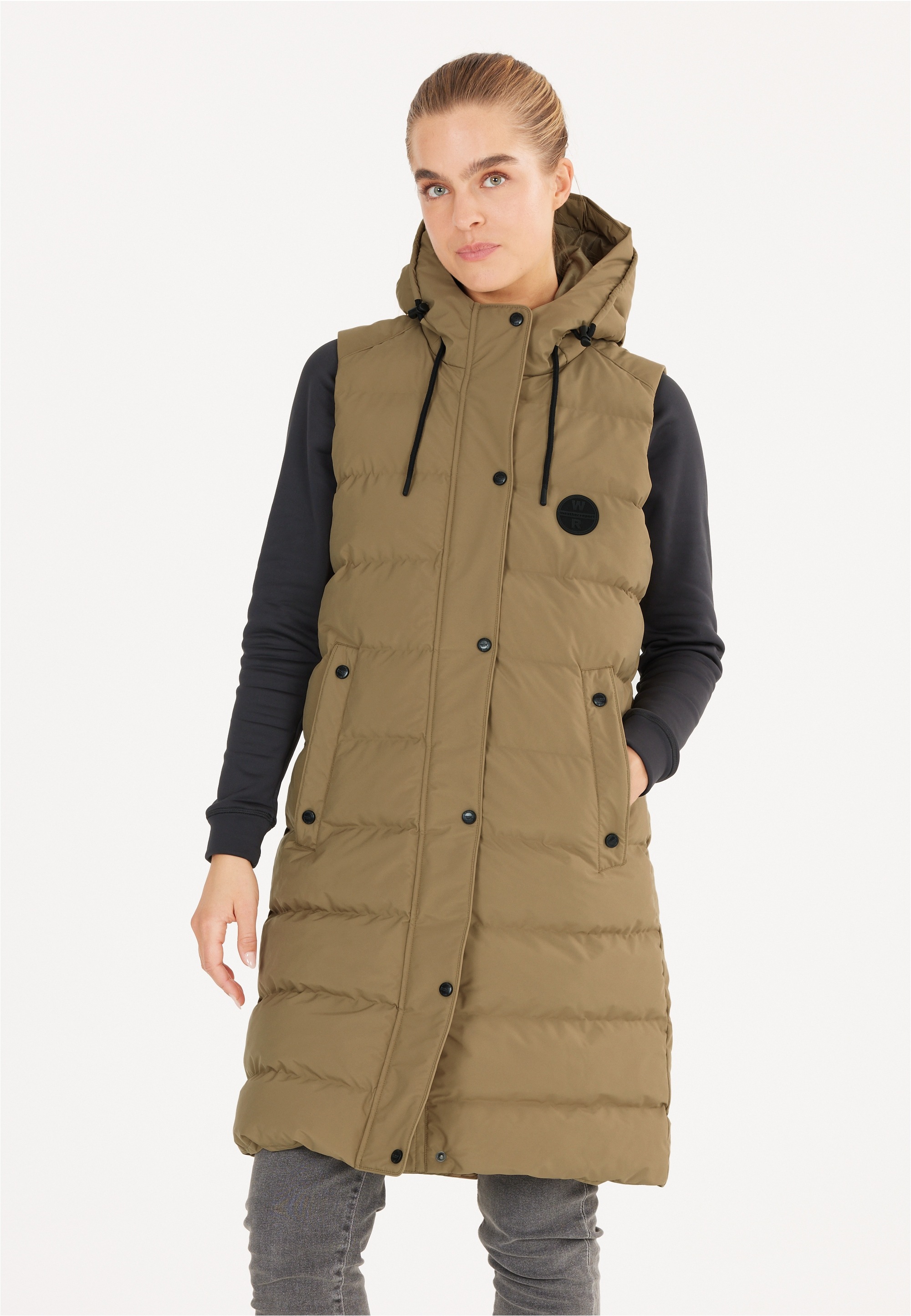 WEATHER REPORT Steppweste "Chief" mit langem Schnitt günstig online kaufen