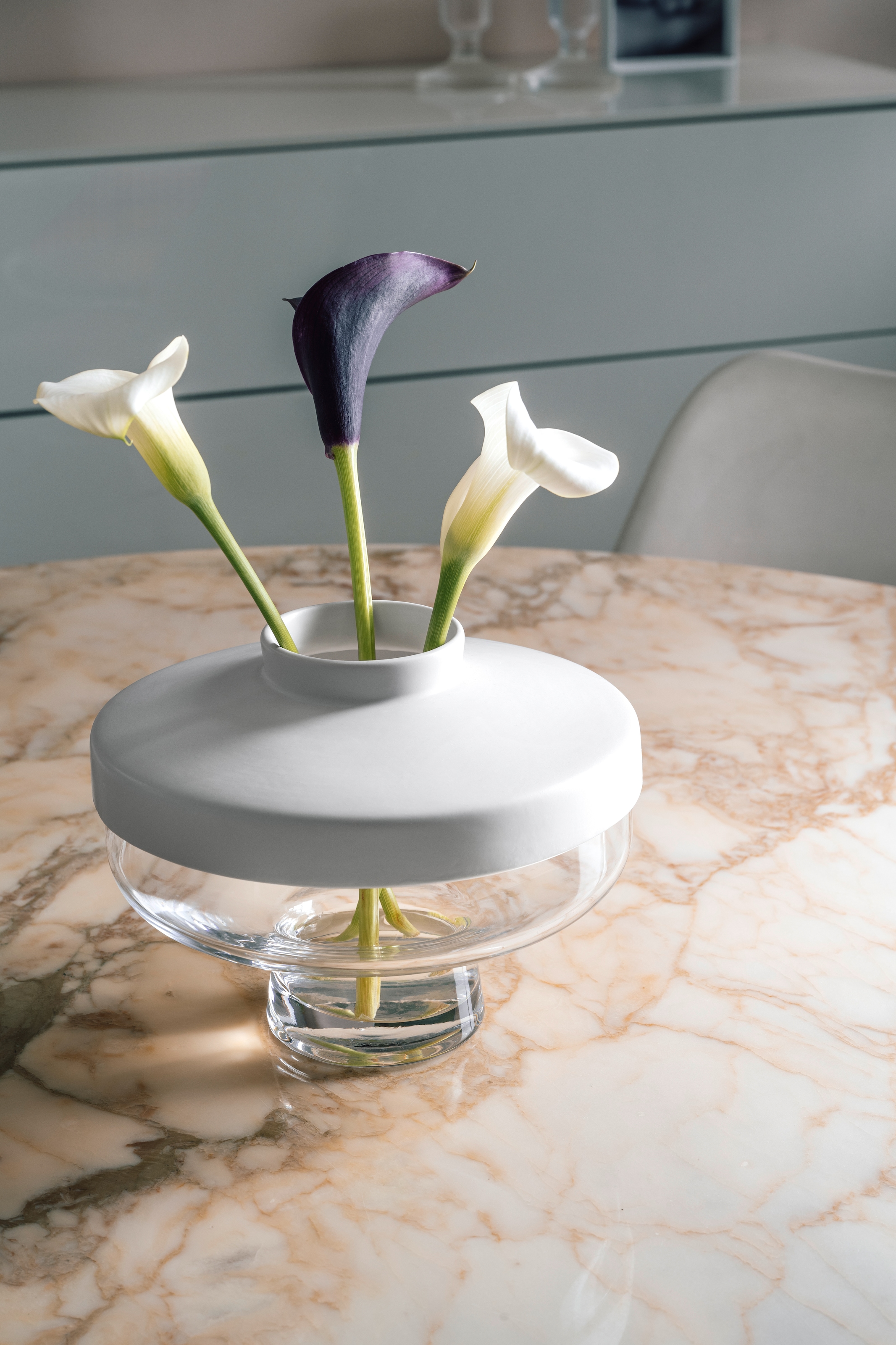 LEONARDO Dekovase »GK/Vase + Top RIVA«, (1 St.)