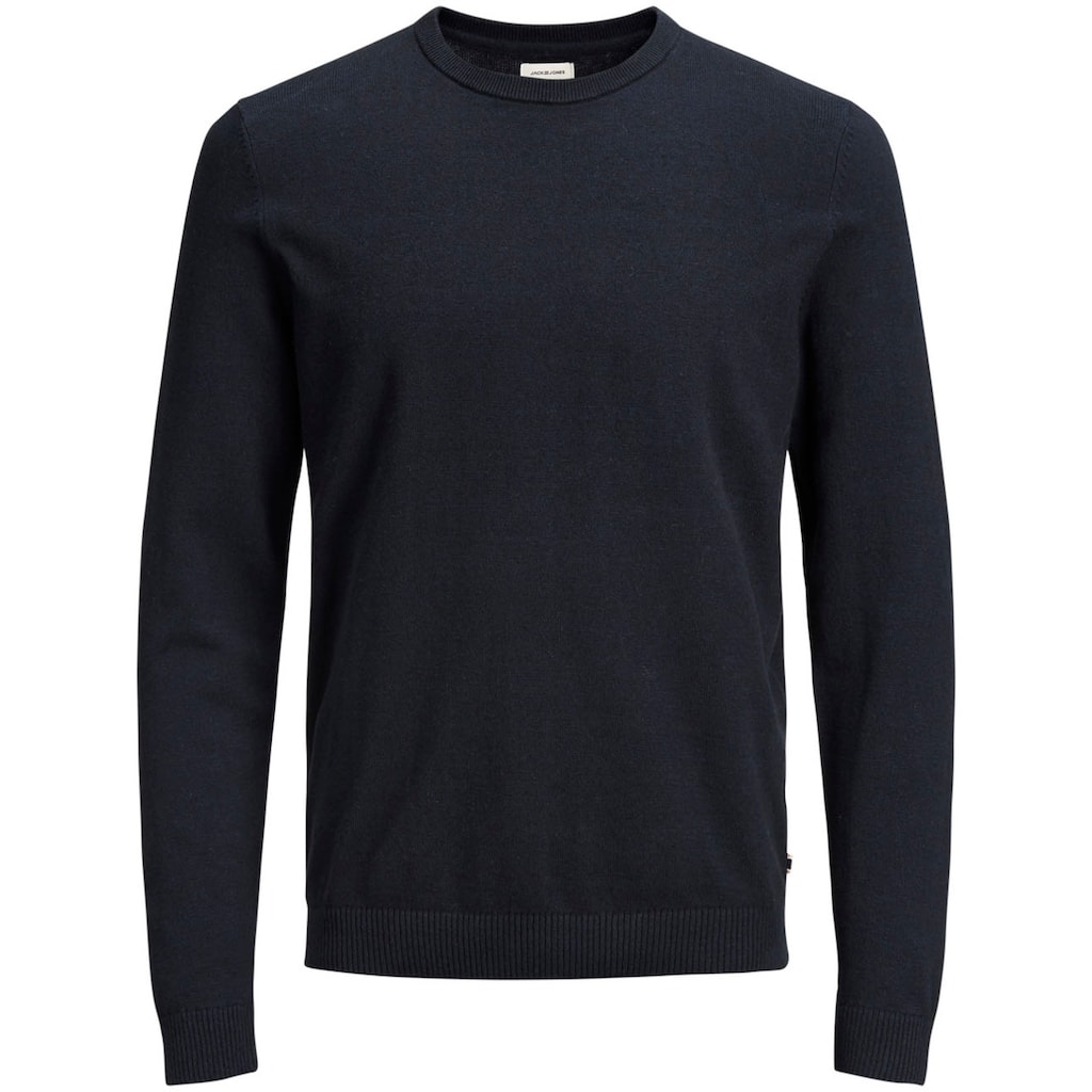 Jack & Jones Rundhalspullover »BASIC KNIT CREW NECK«