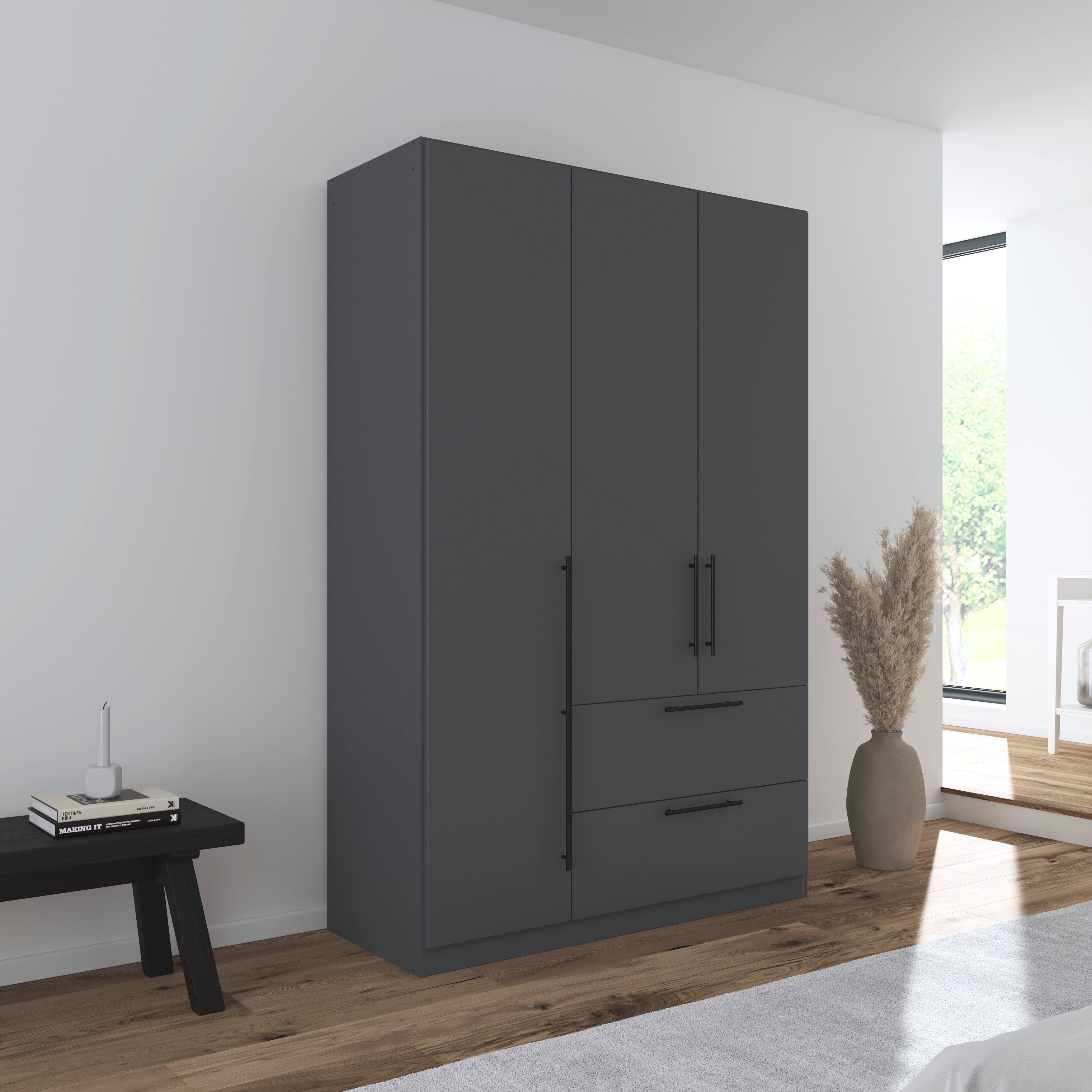 Thumbnail - rauch Kleiderschrank "Drehtürenschrank Schrank Garderobe Wäscheschrank Schlafzimmer AVOLA" in 3 verschiedenen Ausstattun...