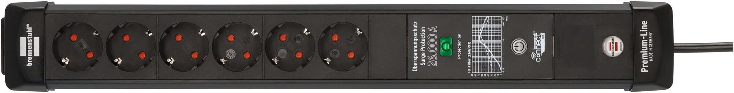 Brennenstuhl Steckdose »H05VV-F3G1,5, 1,8 m«