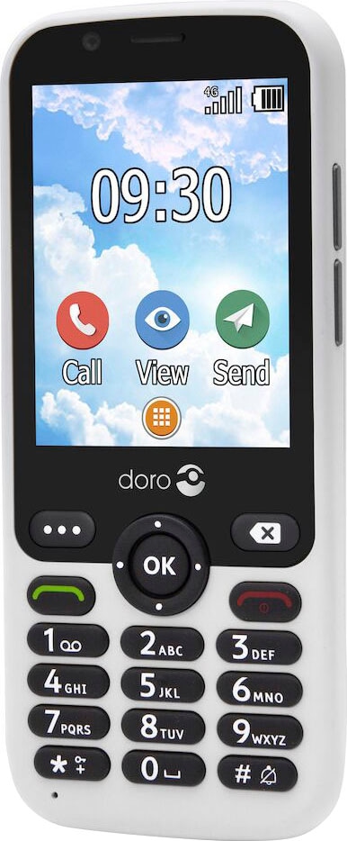 Doro Handy »7010«, weiß, 7,11 cm/2,8 Zoll, 3 MP Kamera