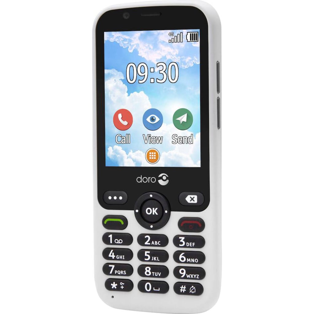 Doro Handy »7010«, weiß, 7,11 cm/2,8 Zoll, 3 MP Kamera