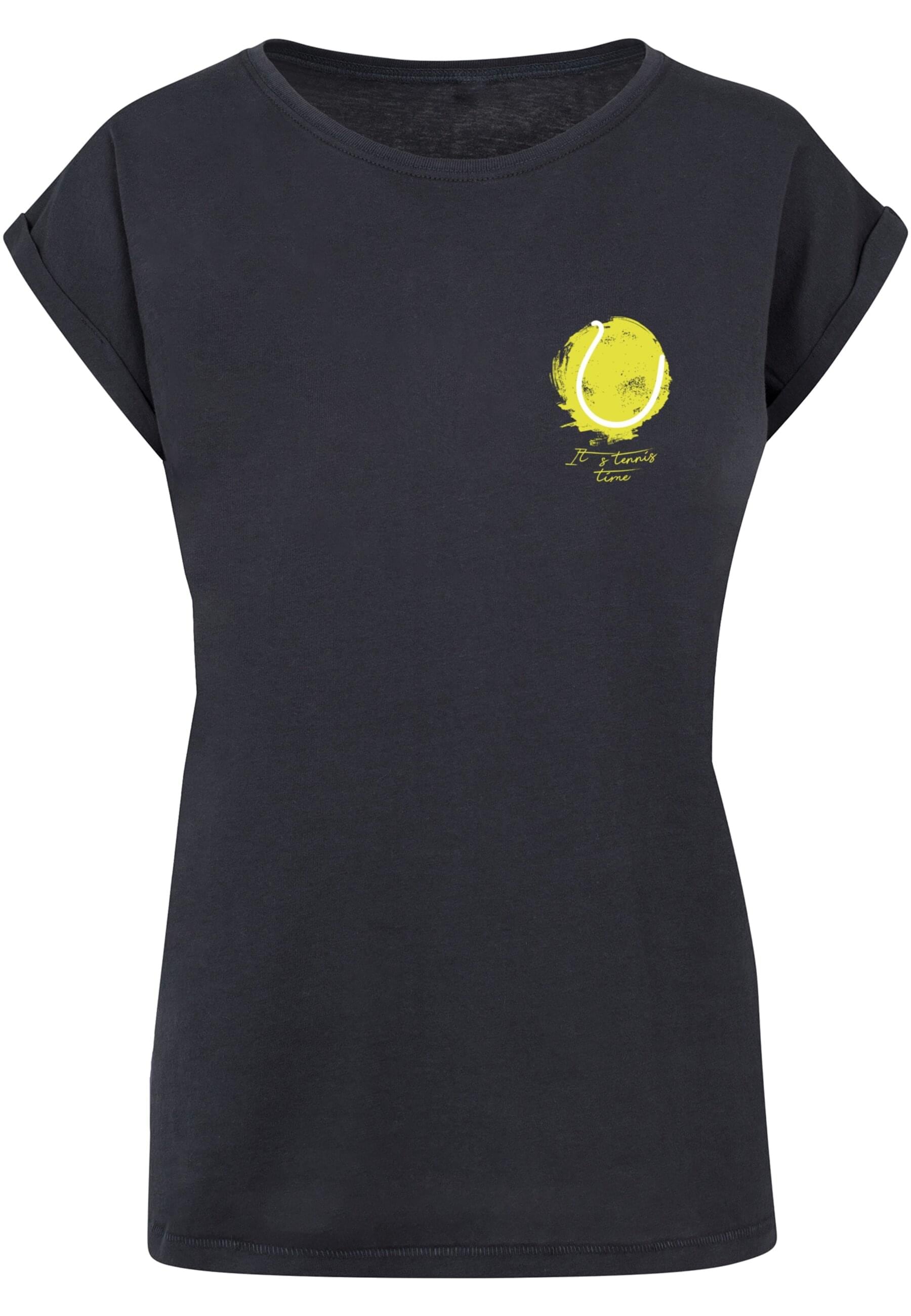 Merchcode T-Shirt "Merchcode Damen Ladies Its Tennis Time Extended Shoulder günstig online kaufen