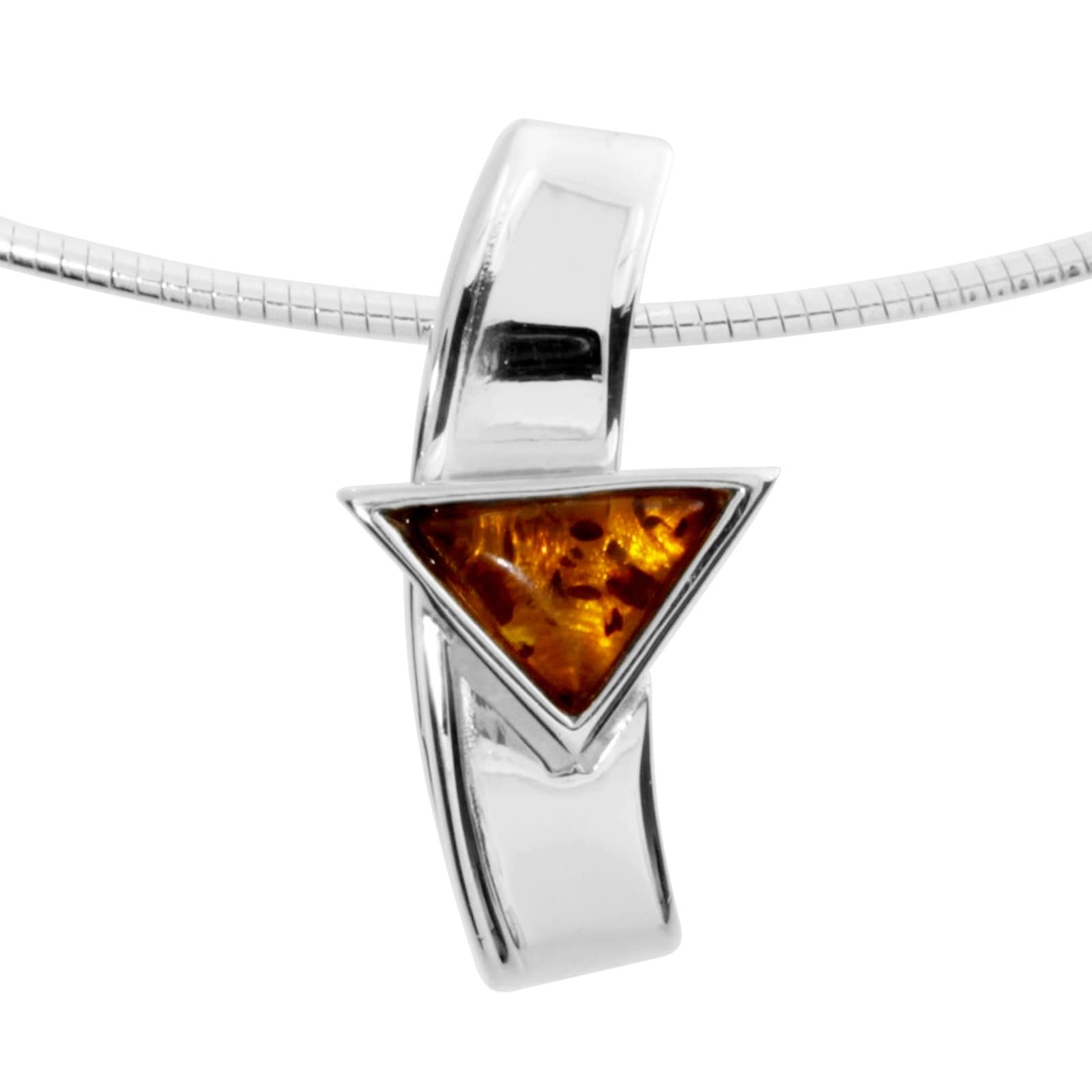 Kette mit Anhänger OSTSEE-SCHMUCK "- Gleiter-Ingiara - Silber 925/000 - Bernstein" Gr. 42, silber (silber 925, silberfarben, weiß), Schmuck_Sets, Damen, 42, Silber 925 (Sterlingsilber)