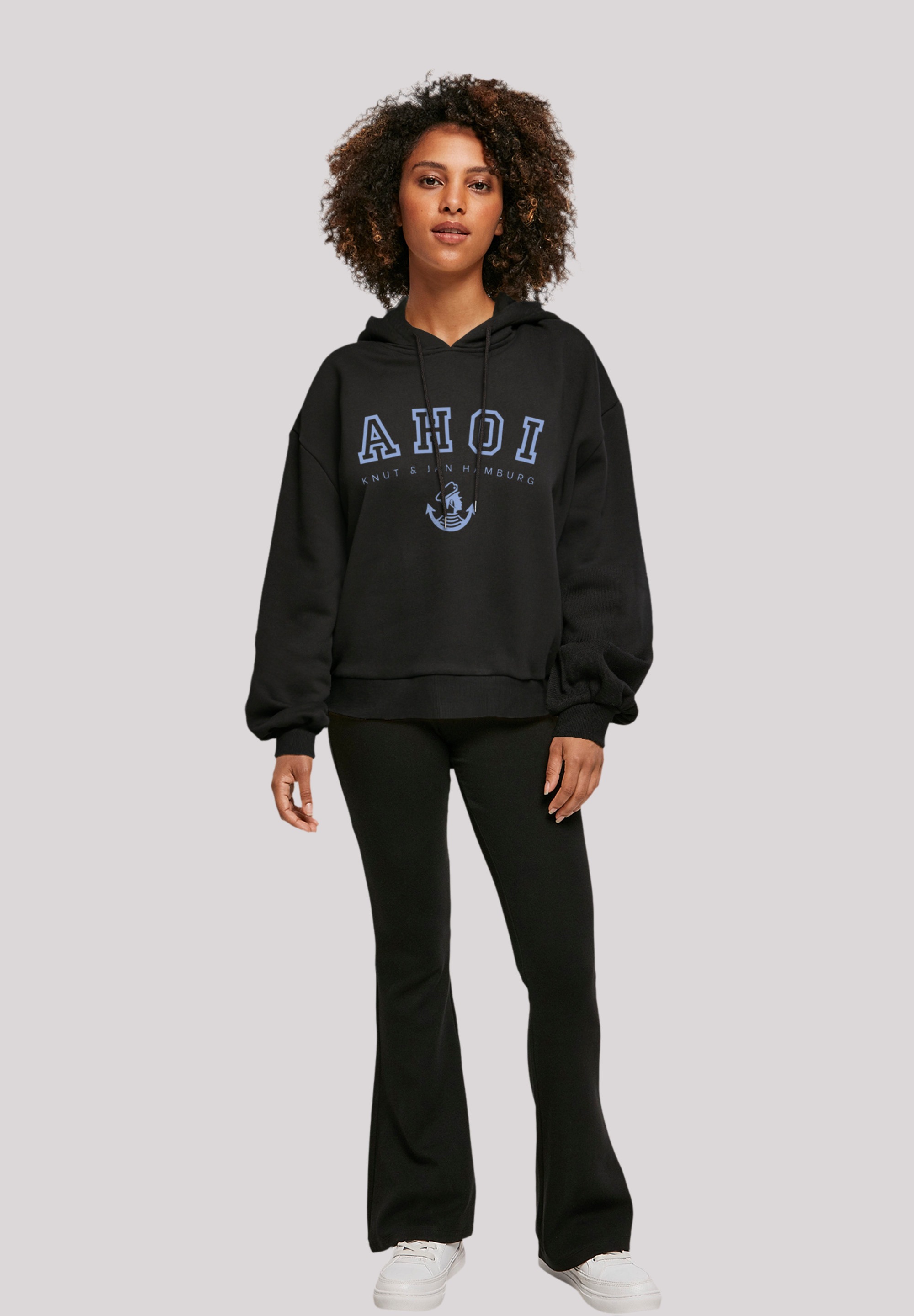 F4NT4STIC T-Shirt »Ahoi Knut & Jan Hamburg«, Print