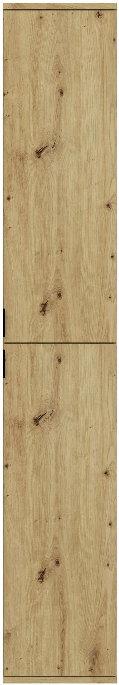 INOSIGN Garderoben-Set »Trondheim, 91 cm, best. aus 2 Schränken, 6 Türen, 15 Fächer«, (Set, 2 St.), inkl. ausziehbarer Kleiderstange, Garderobenschrank, Kleiderschrank