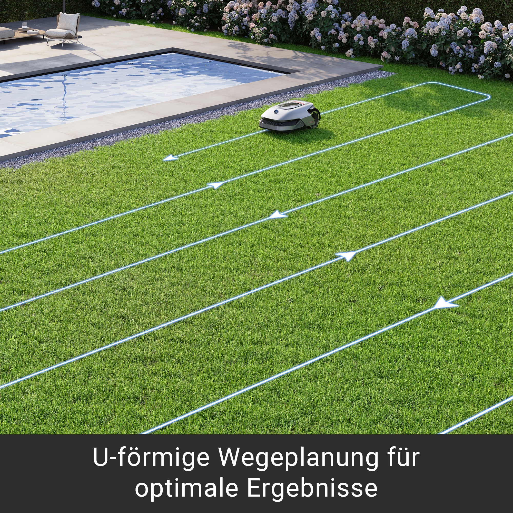 Dreame Rasenmähroboter »Mower A1«, benötigt kein Begrenzungskabel, erkennt Hindernisse automatisch