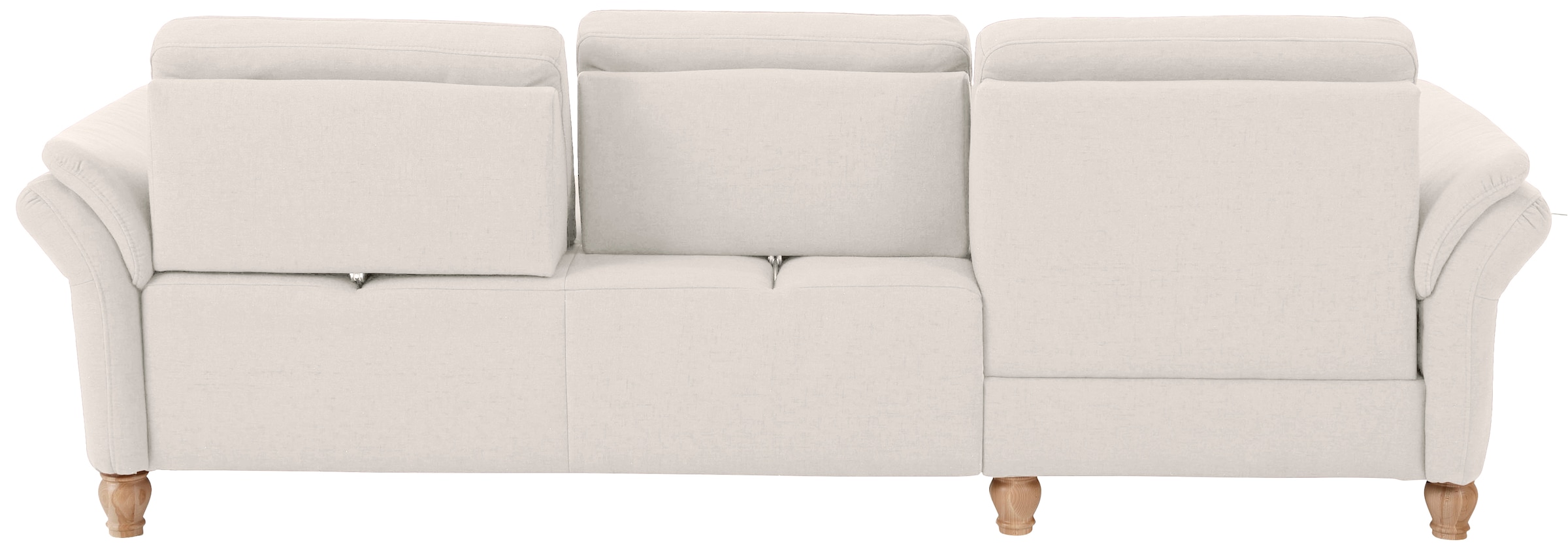 Home affaire Ecksofa »Palace L-Form«, incl. Sitztiefenverstellung, wahlweise mit Bettfunktion und Stauraum