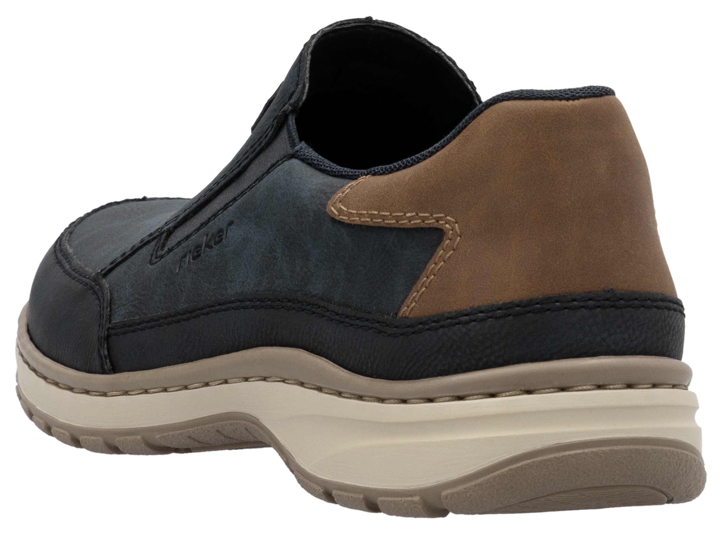 Rieker Slipper, Slip-on-Sneaker, Freizeitschuh, Halbschuh mit Gummizug