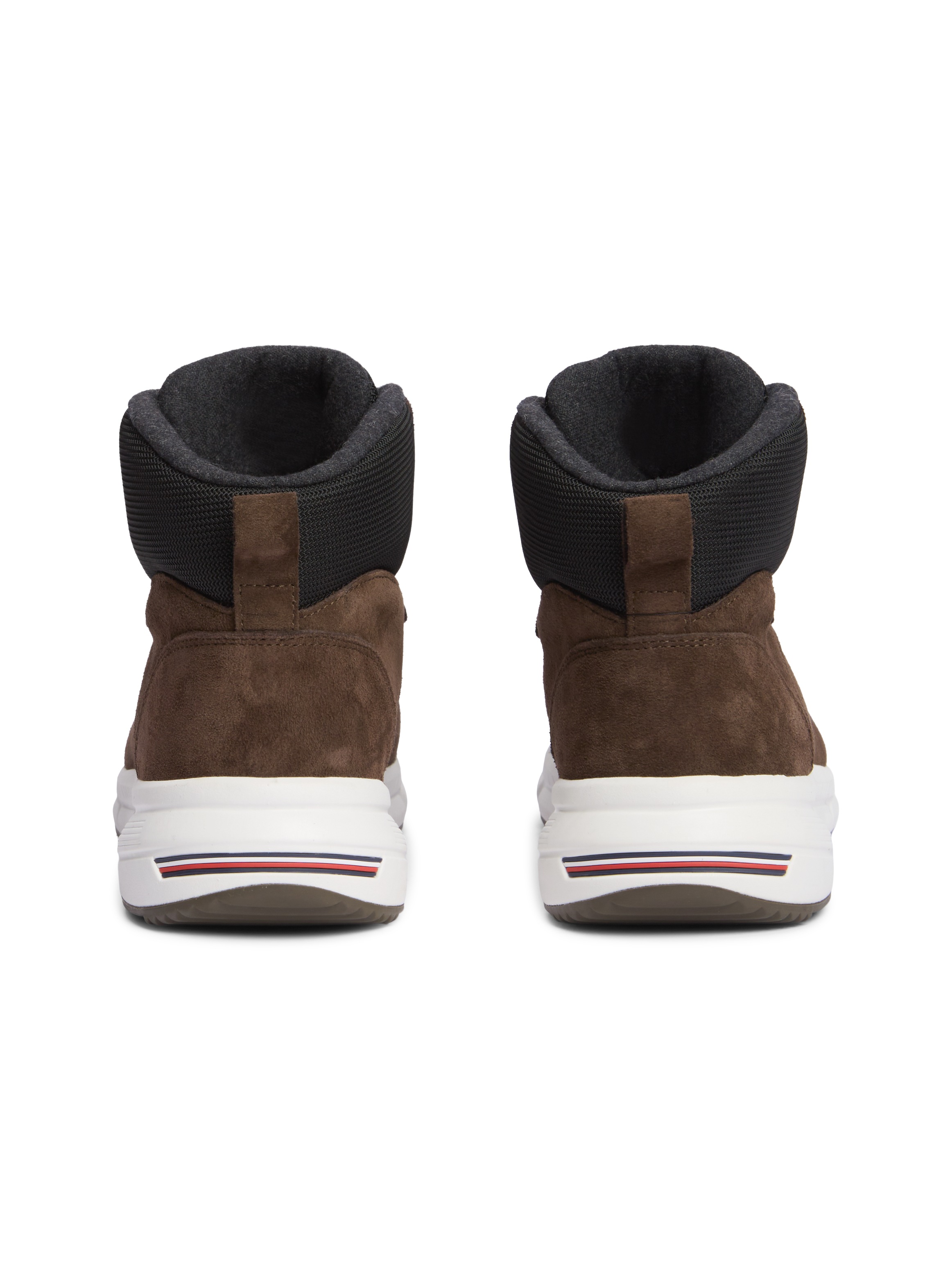 Tommy Hilfiger Schnürboots »HILFIGER SDE WARM HYBRID CHUKKA«  High Top-Sneaker, Herbstboots mit Ösen und Kontrastbesatz