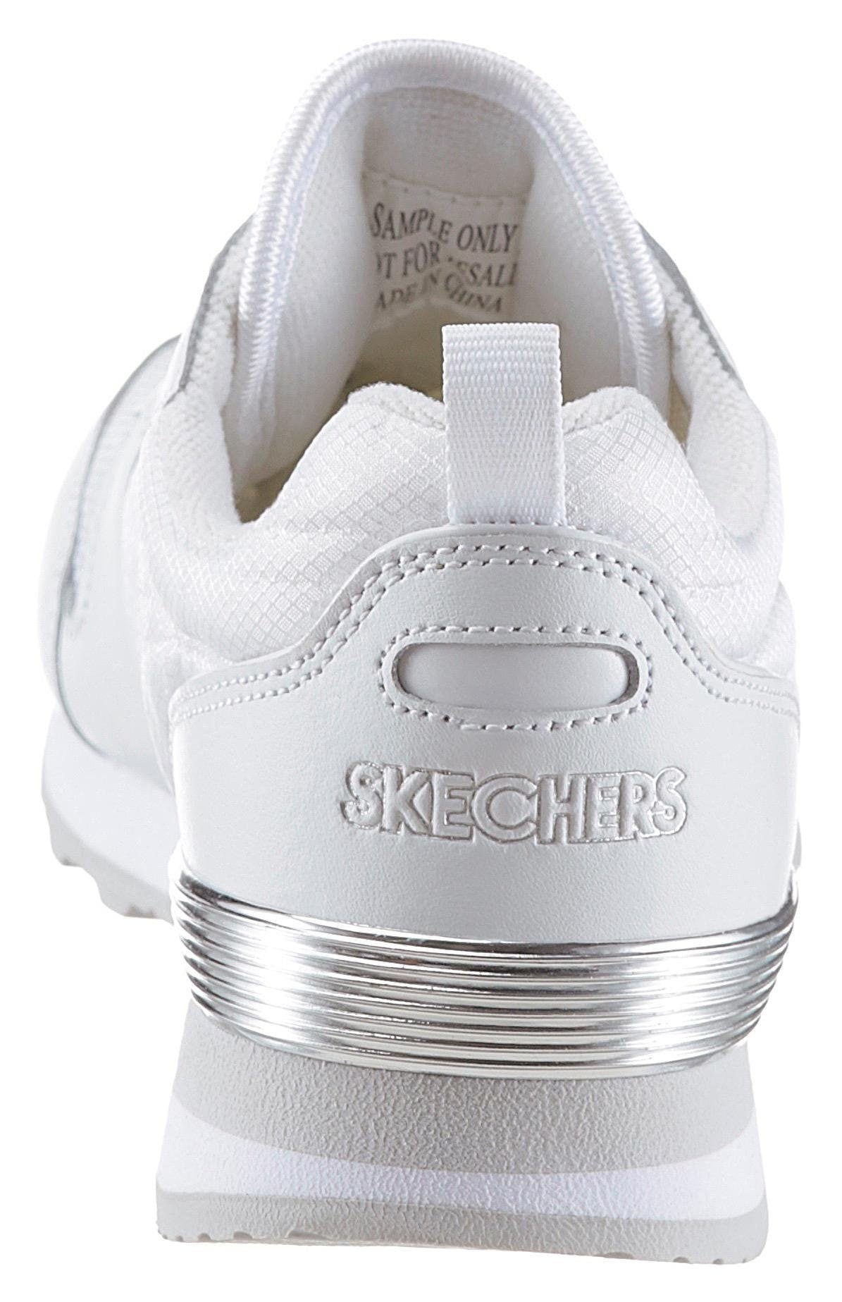 Skechers Sneaker »Gold´n Gurl«, Freizeitschuh, Halbschuh, Schnürschuh mit Metallic-Details