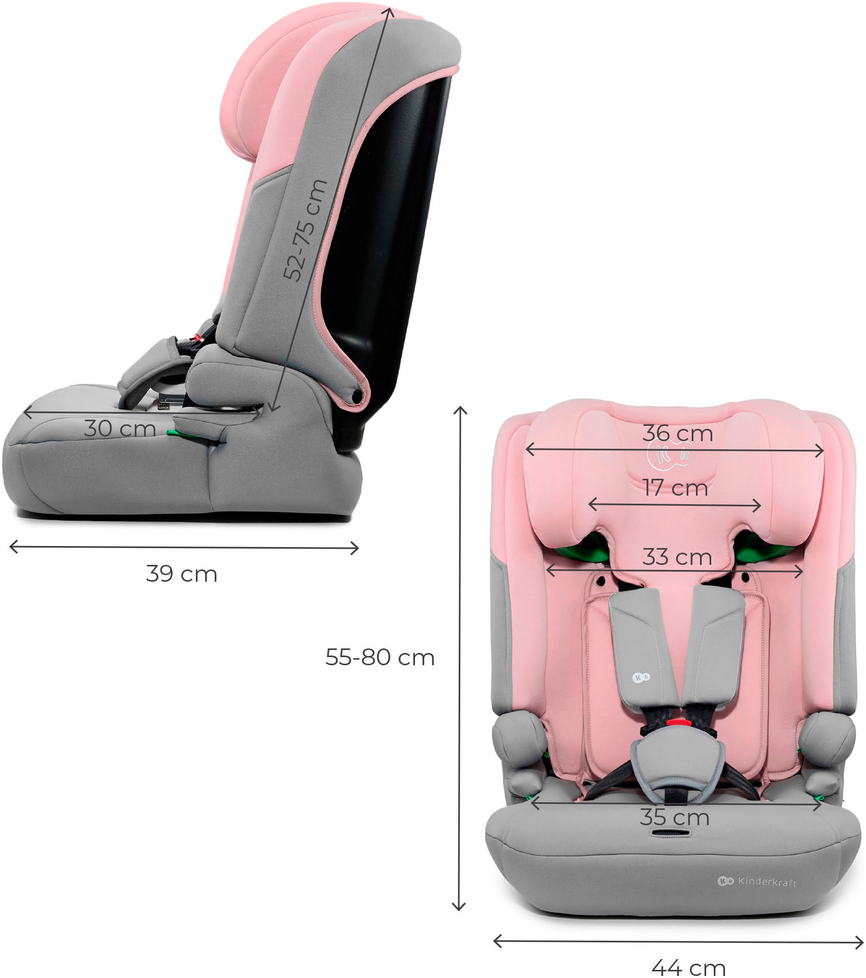 Kinderkraft Autokindersitz »I-COMFY i-Size« Klasse I / II / III (9-36 kg)