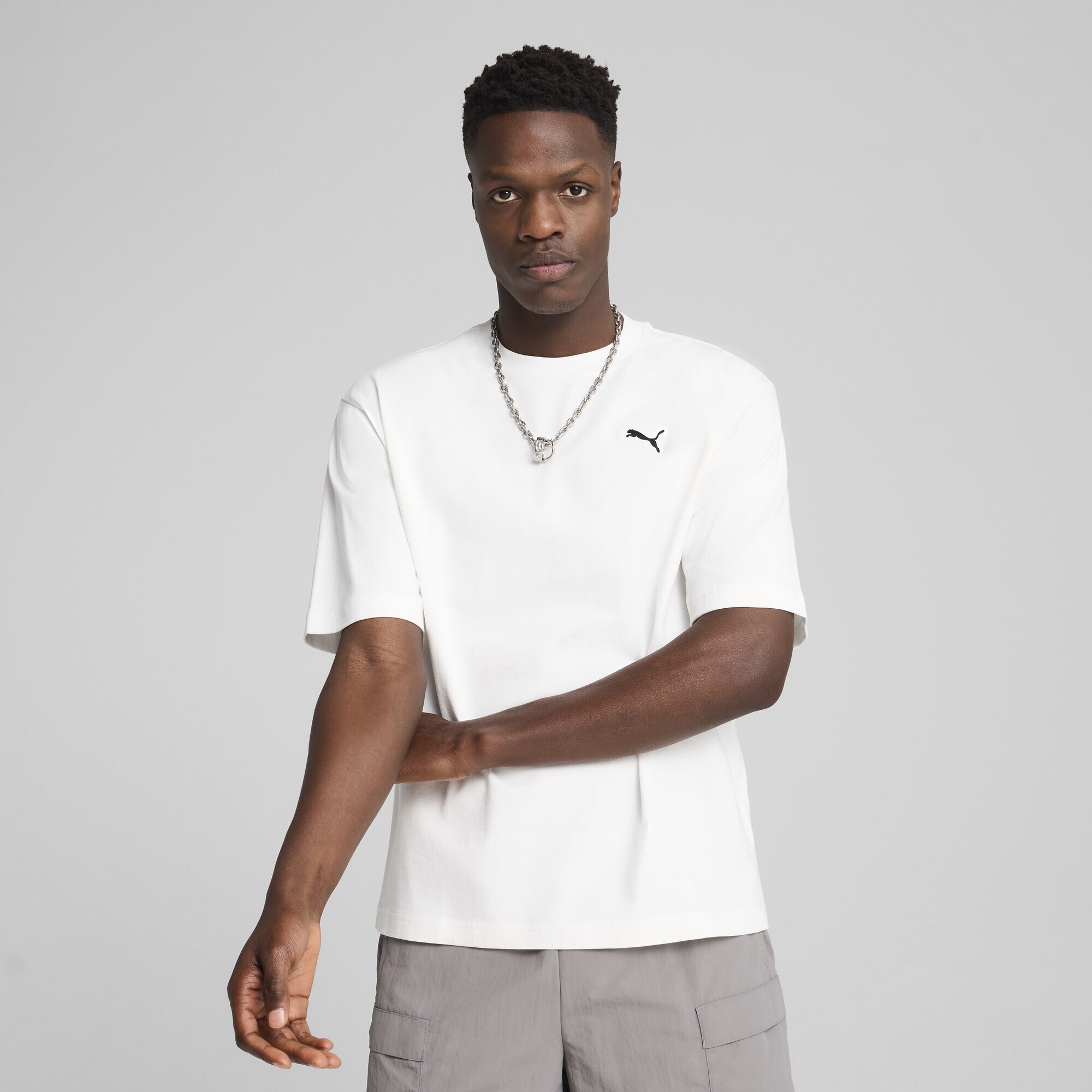 PUMA T-Shirt »WARDROBE ESS Boxy T-Shirt Herren«
