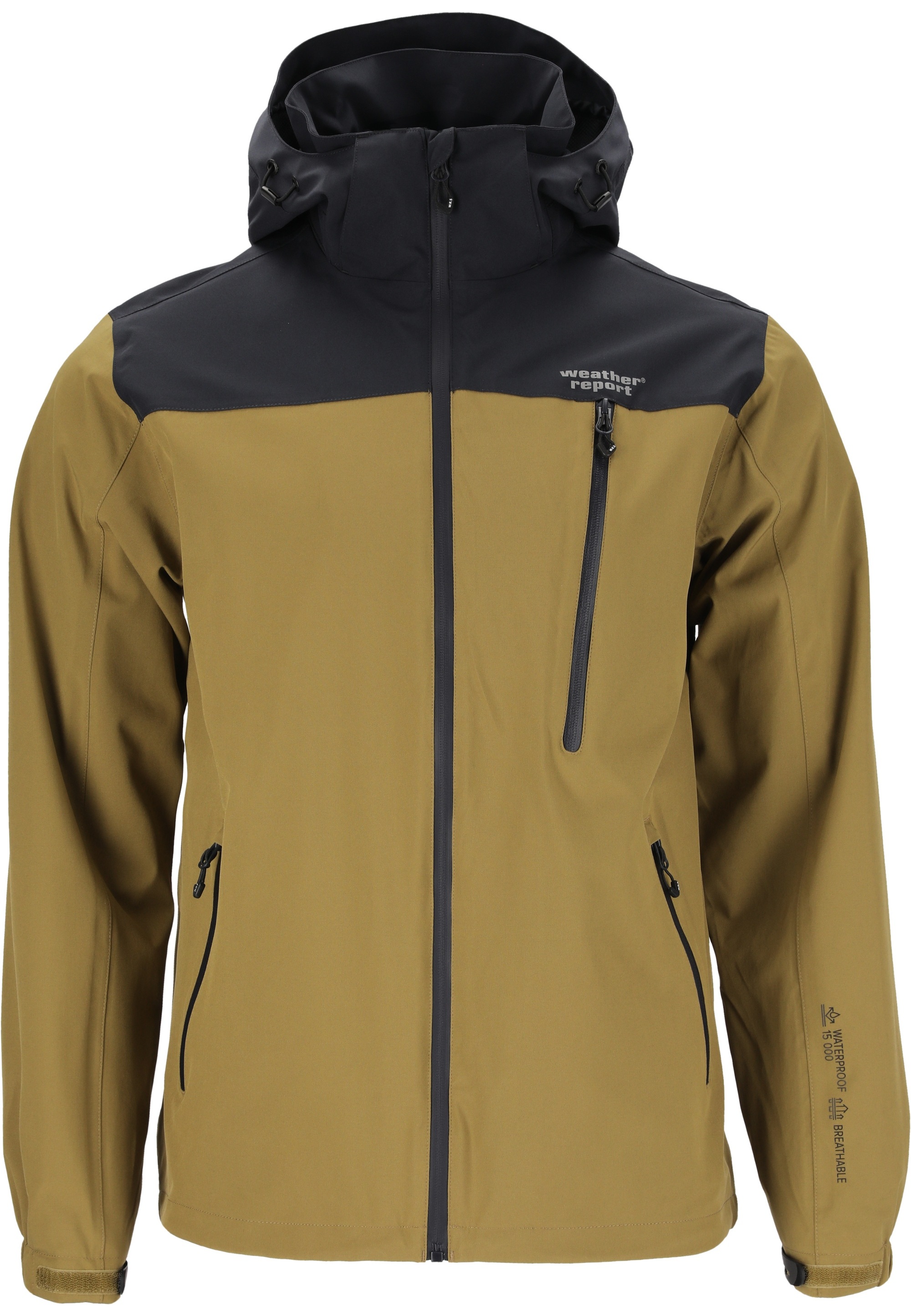 Thumbnail - WEATHER REPORT Outdoorjacke "DELTON W-PRO15000" ist atmungsaktiv, wasser- und winddicht