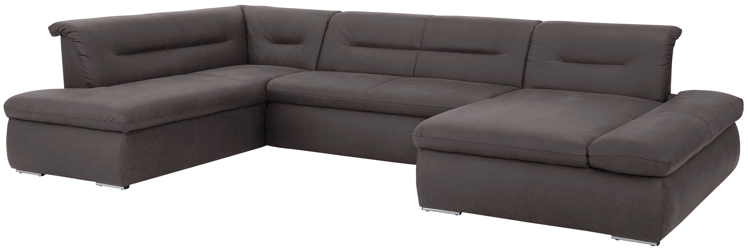 Home affaire Wohnlandschaft "Avesa U-Form" Wahlweise mit Armteilverstellung günstig online kaufen