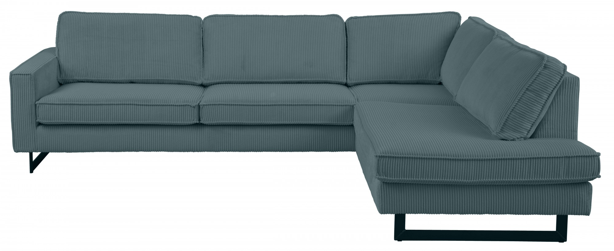 Home affaire Ecksofa "Pinto, 290 cm, Cord, Chenille, Lederoptik, Ottomane l günstig online kaufen