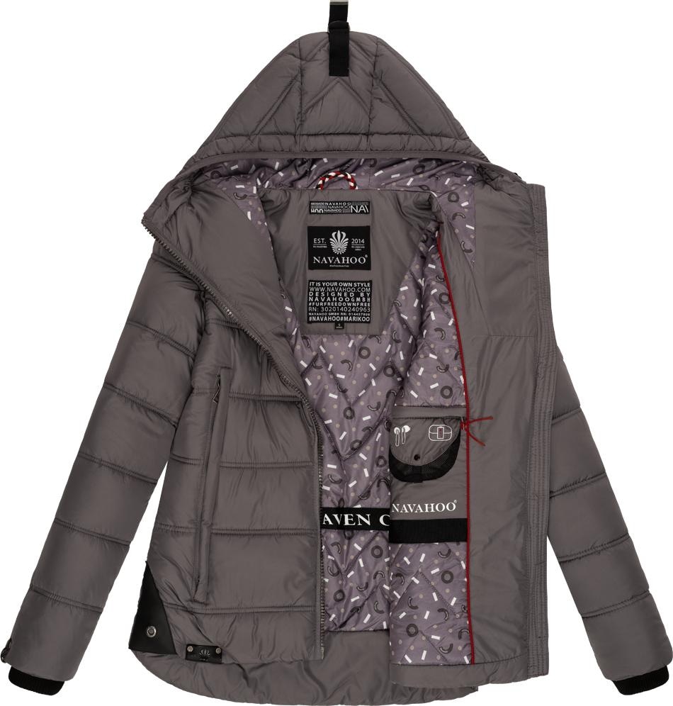 Navahoo Steppjacke »Renesmee«, mit Kapuze, warm gesteppte Winterjacke mit Kapuze