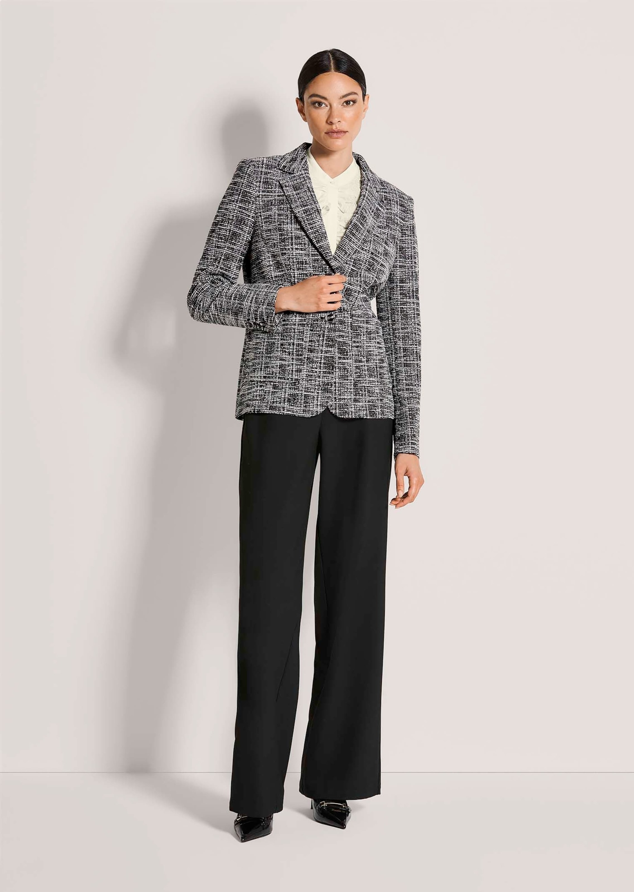 MADELEINE Jackenblazer "Tweedblazer Jerseyblazer mit Reverskragen" günstig online kaufen