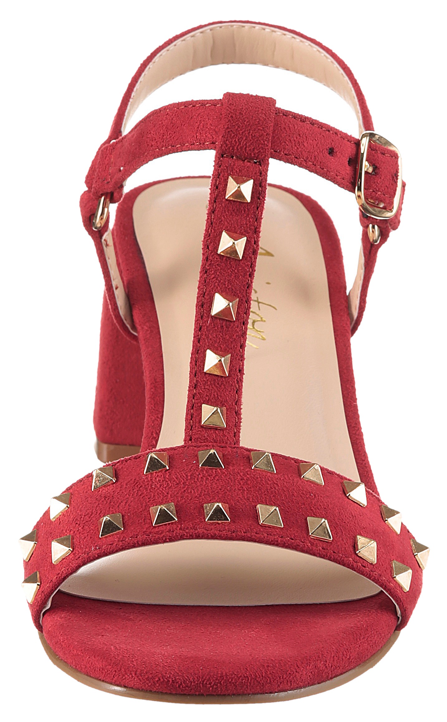 Aniston SHOES Riemchensandalette  Sommerschuh, Blockabsatz, Nietenverzierung - NEUE KOLLEKTION