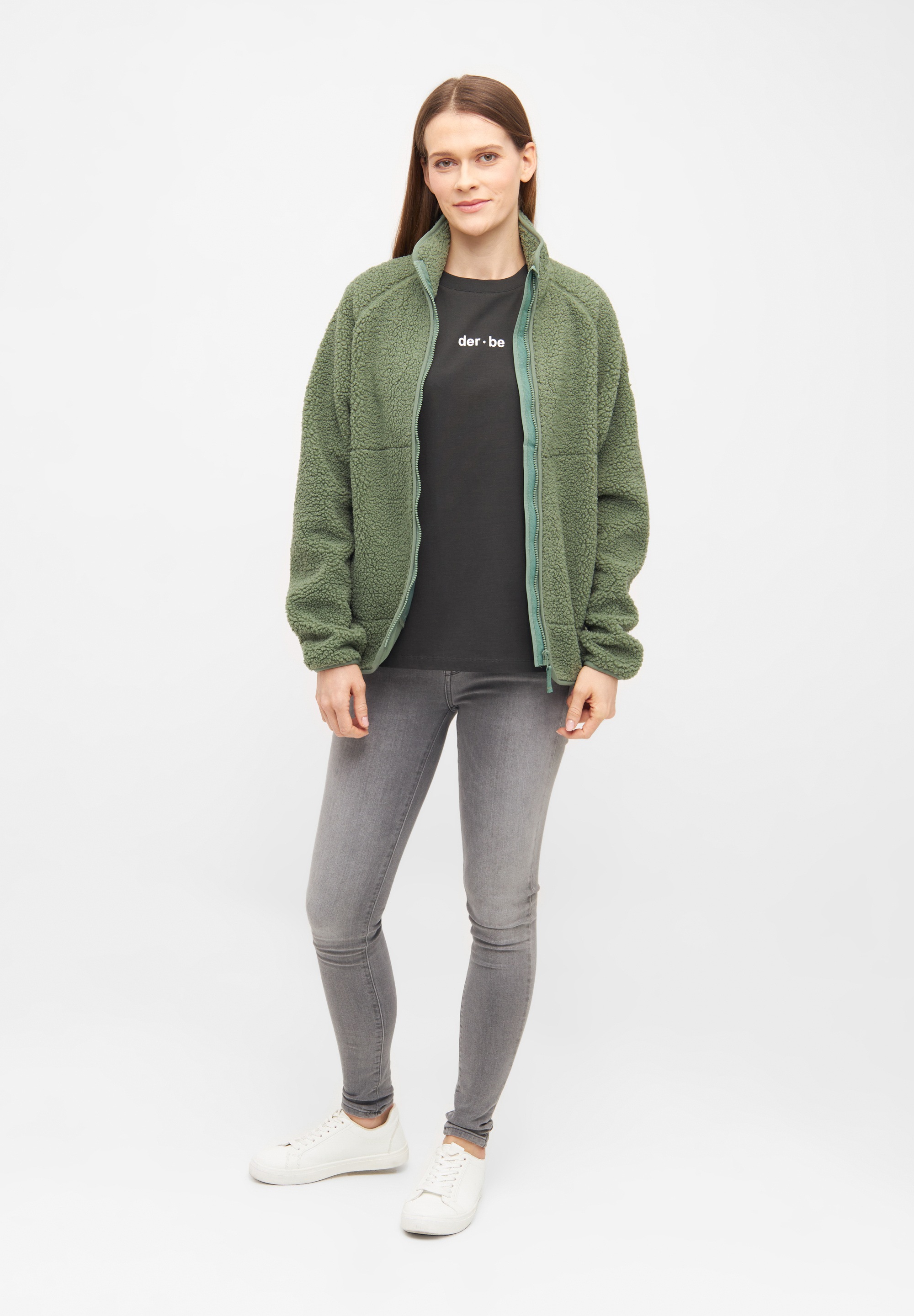 Derbe Fleecejacke »Kuschelby«, Kuschelige Damen Fleece Jacke aus nachhaltigen Materialien