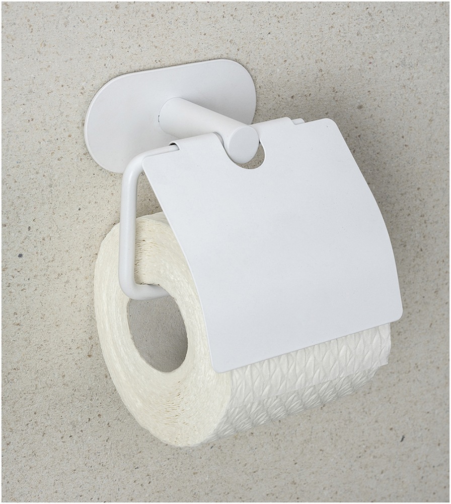 WENKO Toilettenpapierhalter "Turbo-Loc Modell Orea" mit Deckel, Befestigen günstig online kaufen