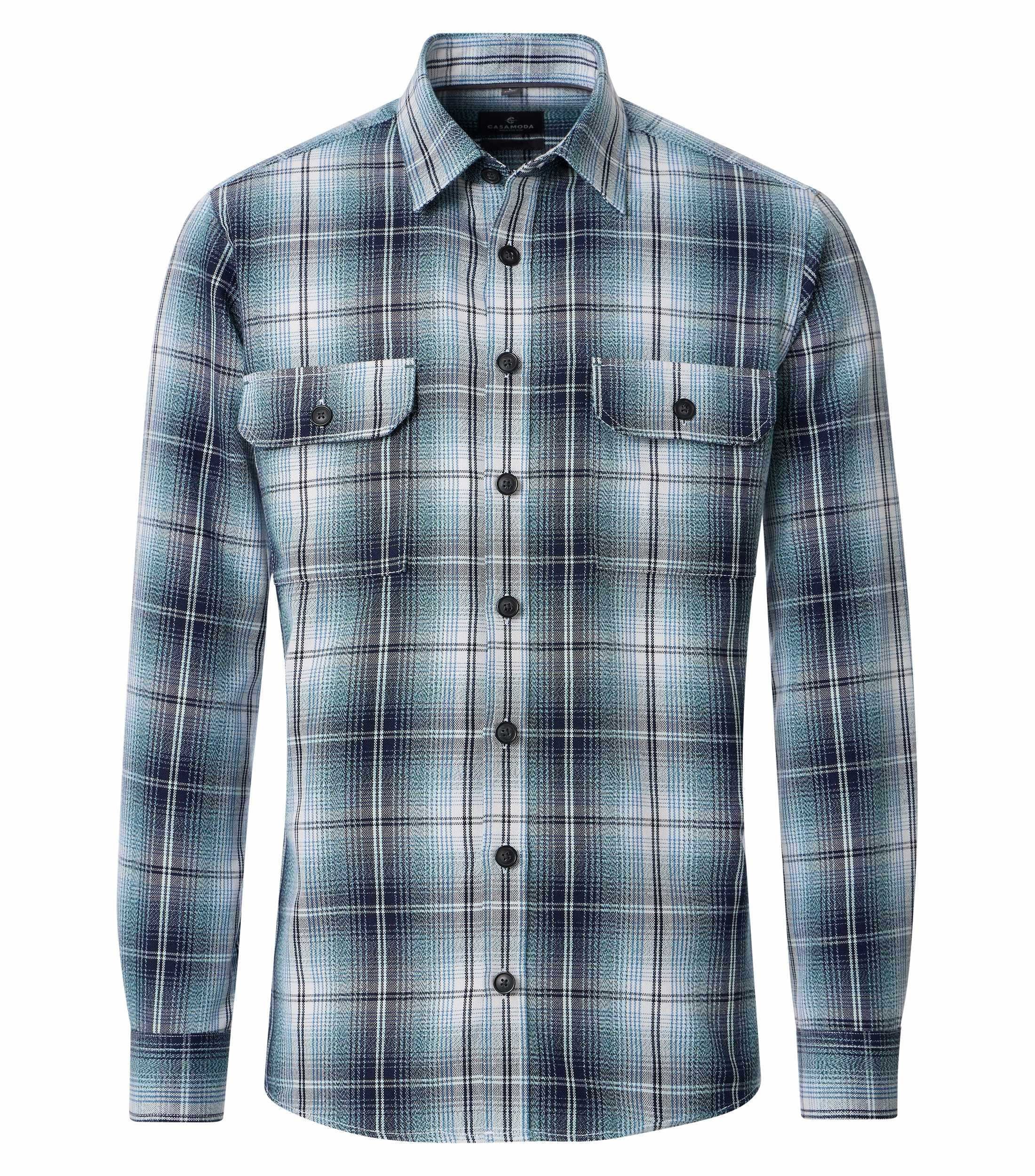 CASAMODA Hemdjacke "CASAMODA Hemdjacke kariert"