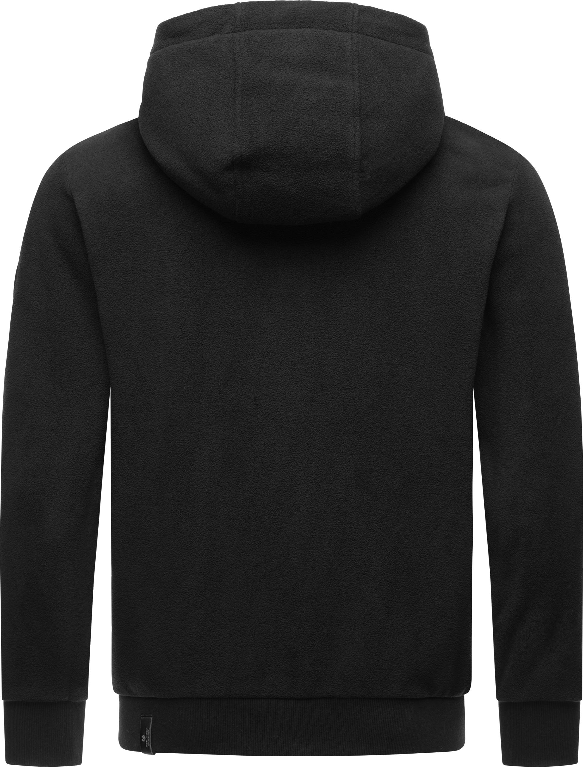 Ragwear Kapuzensweatjacke »Natte Zip Fleece«, Herren leichte basic Fleecejacke mit Kapuze