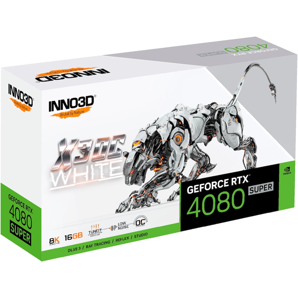 Inno3D Grafikkarte »GEFORCE RTX 4080 SUPER X3 OC«, 16 GB, GDDR6X