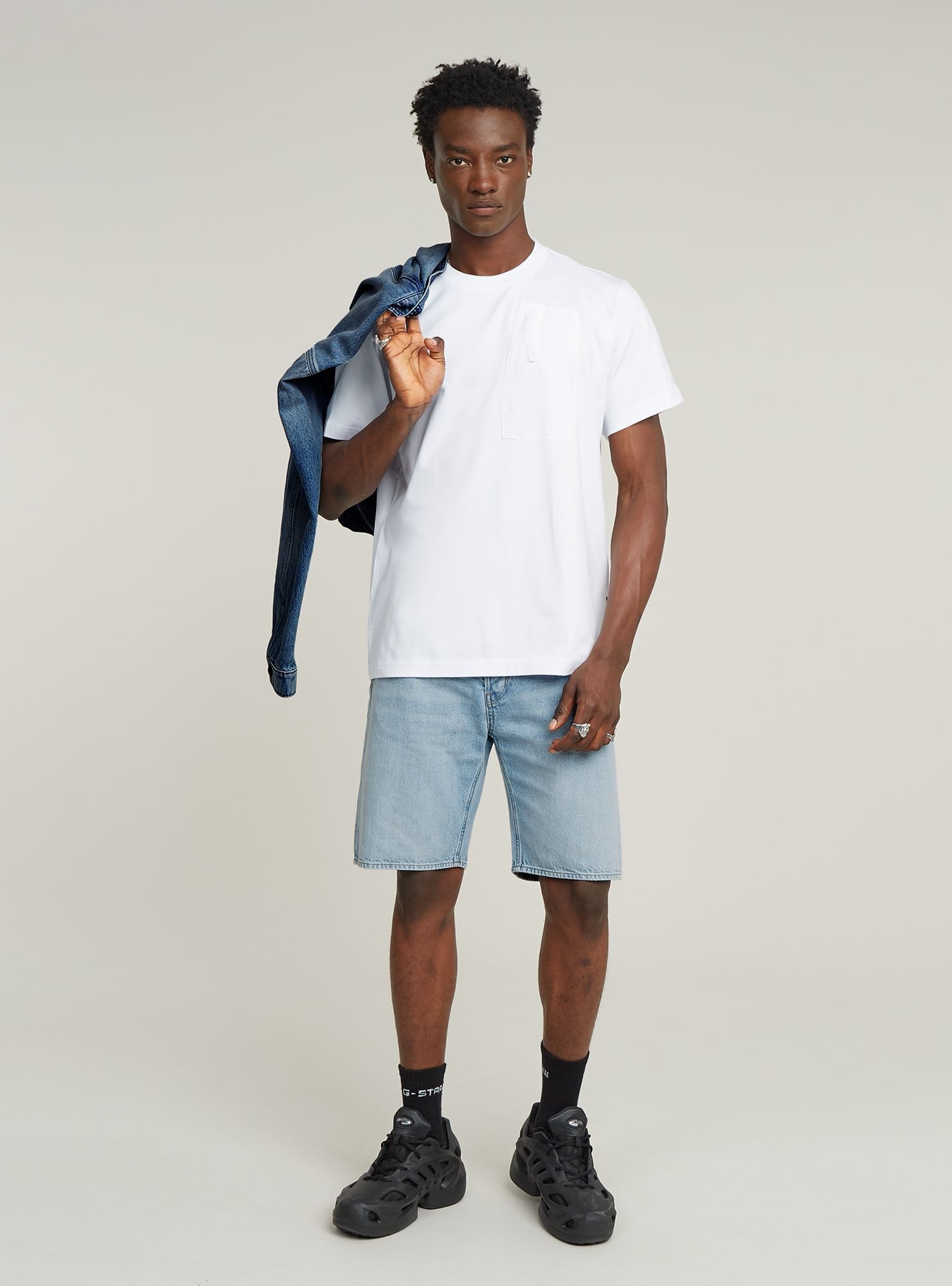 G-STAR T-Shirt "Outdoor Woven Pocket Loose T-Shirt" günstig online kaufen