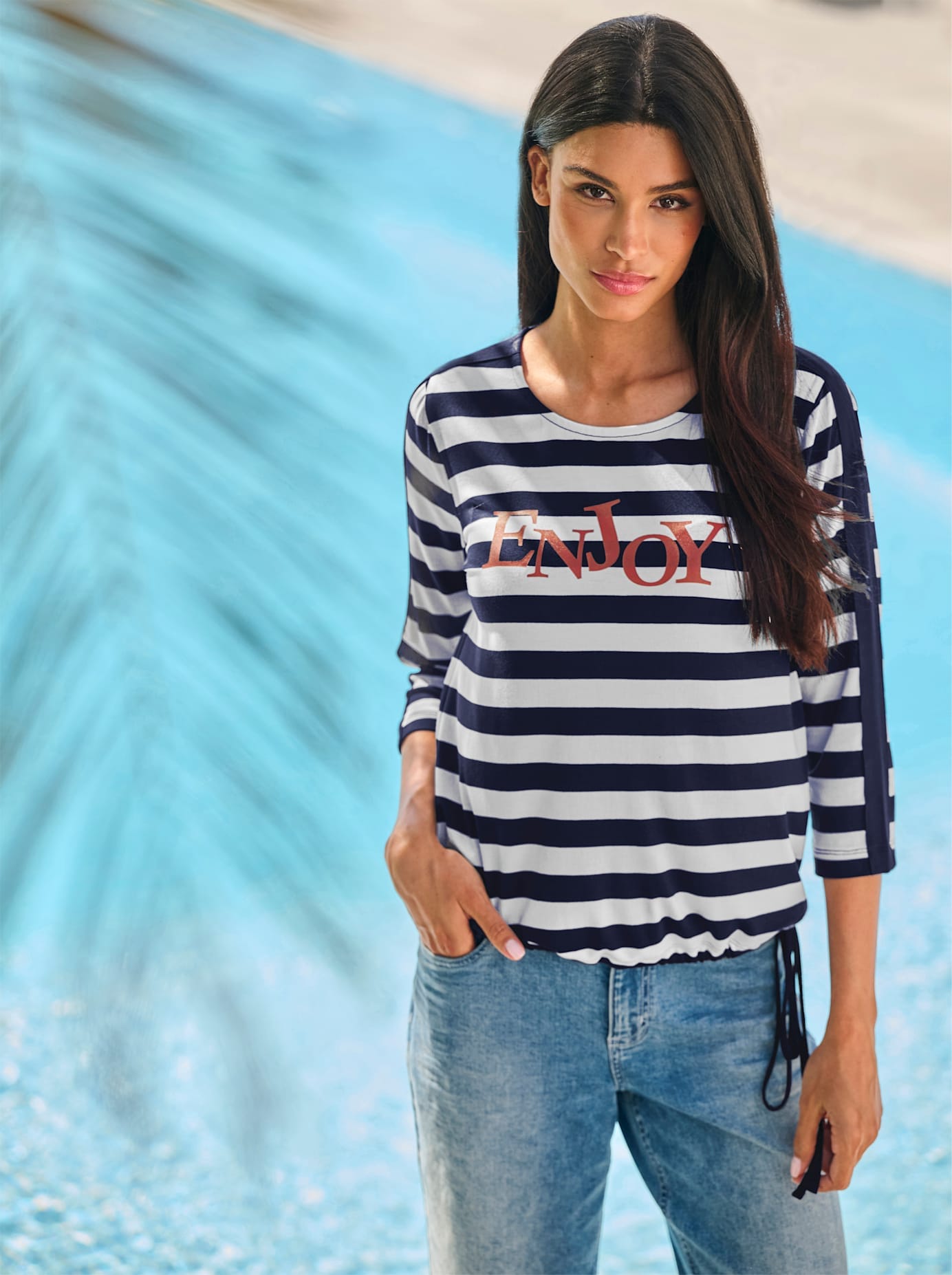 heine 3/4-Arm-Shirt "T-Shirt" 1 tlg. günstig online kaufen