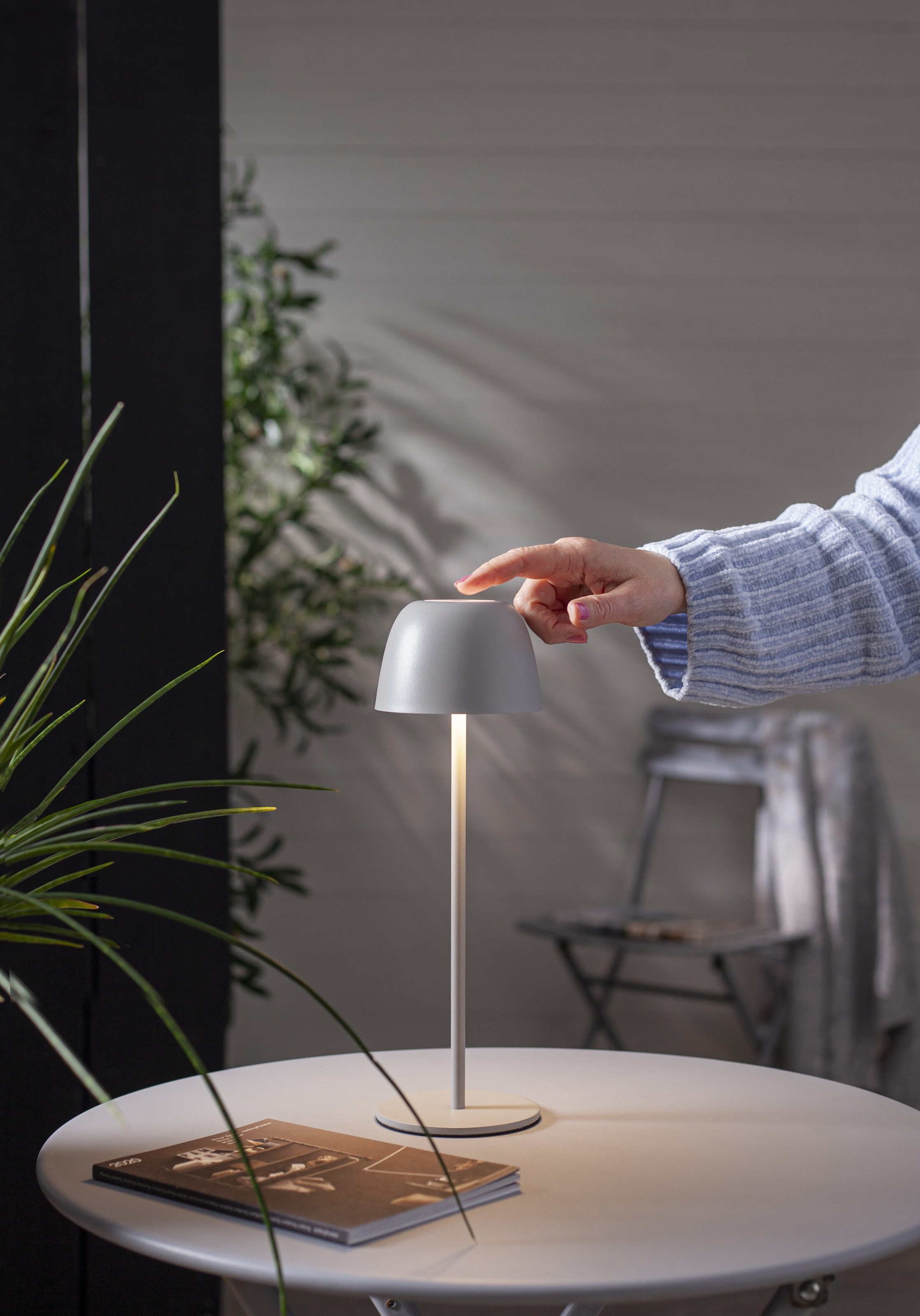 Parforce Traditional Hunting LED Tischleuchte »Tischlampe Ronda« LED-Board 1 Stk. Neutralweiß Akku-Tischleuchte, Touch-Dimmer, USB-C-Ladekabel, für innen und außen