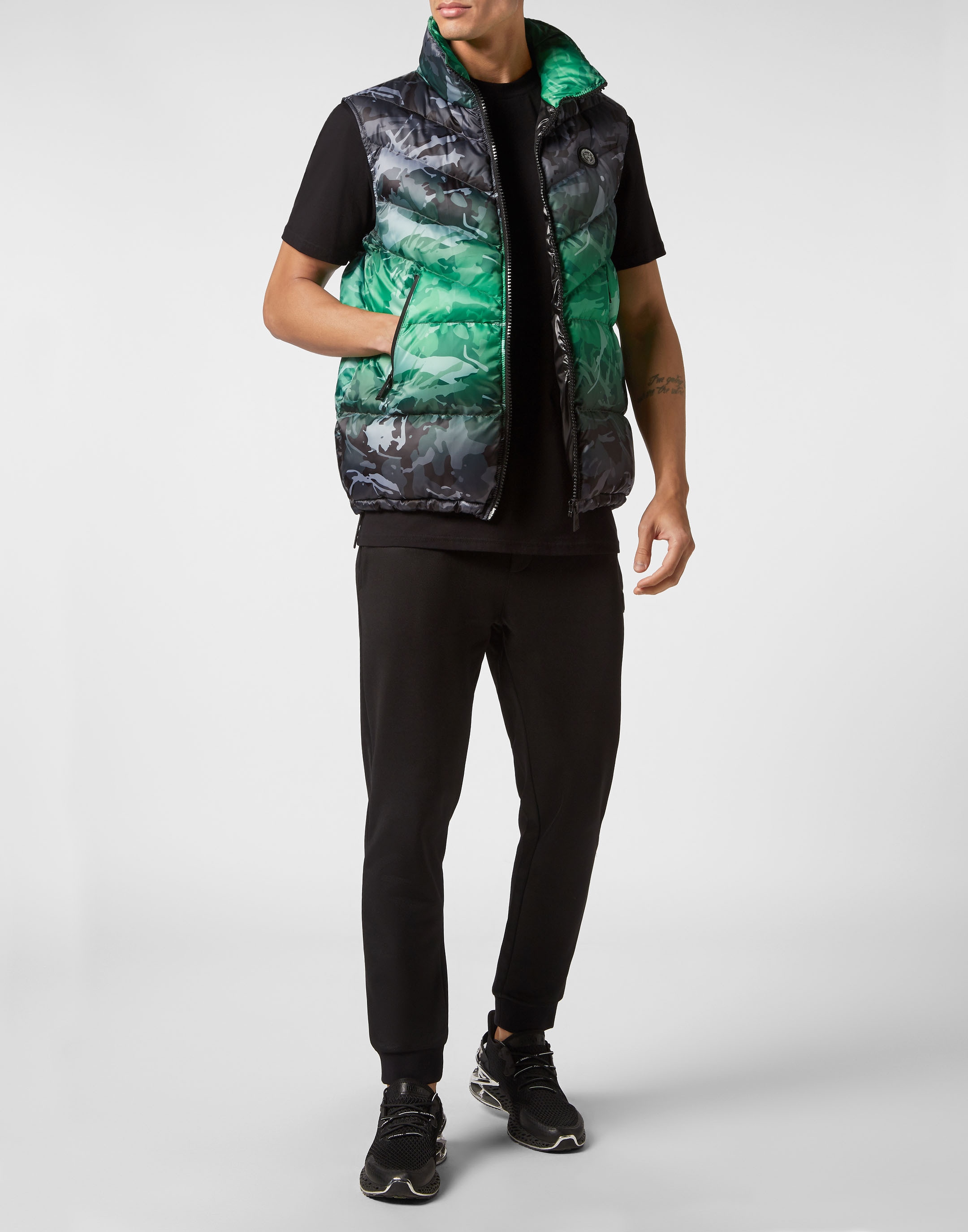 PLEIN SPORT Kurzweste »Camouflage«