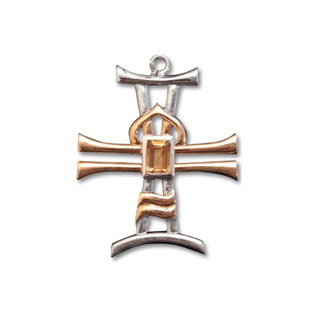 Adelia´s Amulett »Amulett Anhänger Briar Edelsteine mit Citrin Equilibra«, Equilibra mit Citrin - Für Ausgeglichenheit