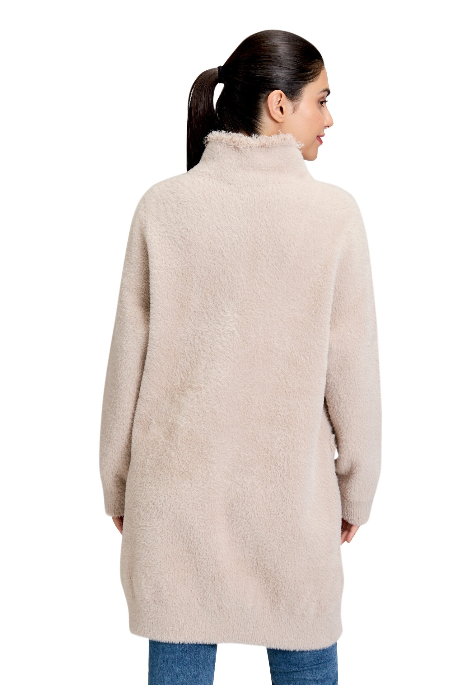 Amber & June Strickjacke »Damen mit aufgesetzter Brusttasche« 1 Stk.