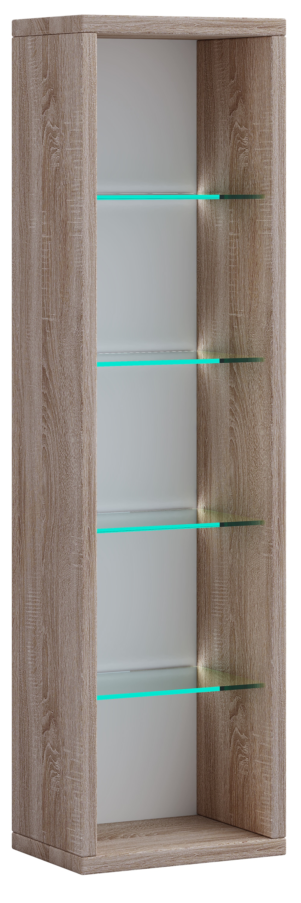 VCM Standregal »VCM Holz CD DVD Regal | Bücherregal | Aufbewahrung | Maße H. 77 x B. 21 x T. 14 cm | Standregal - Rasato L«