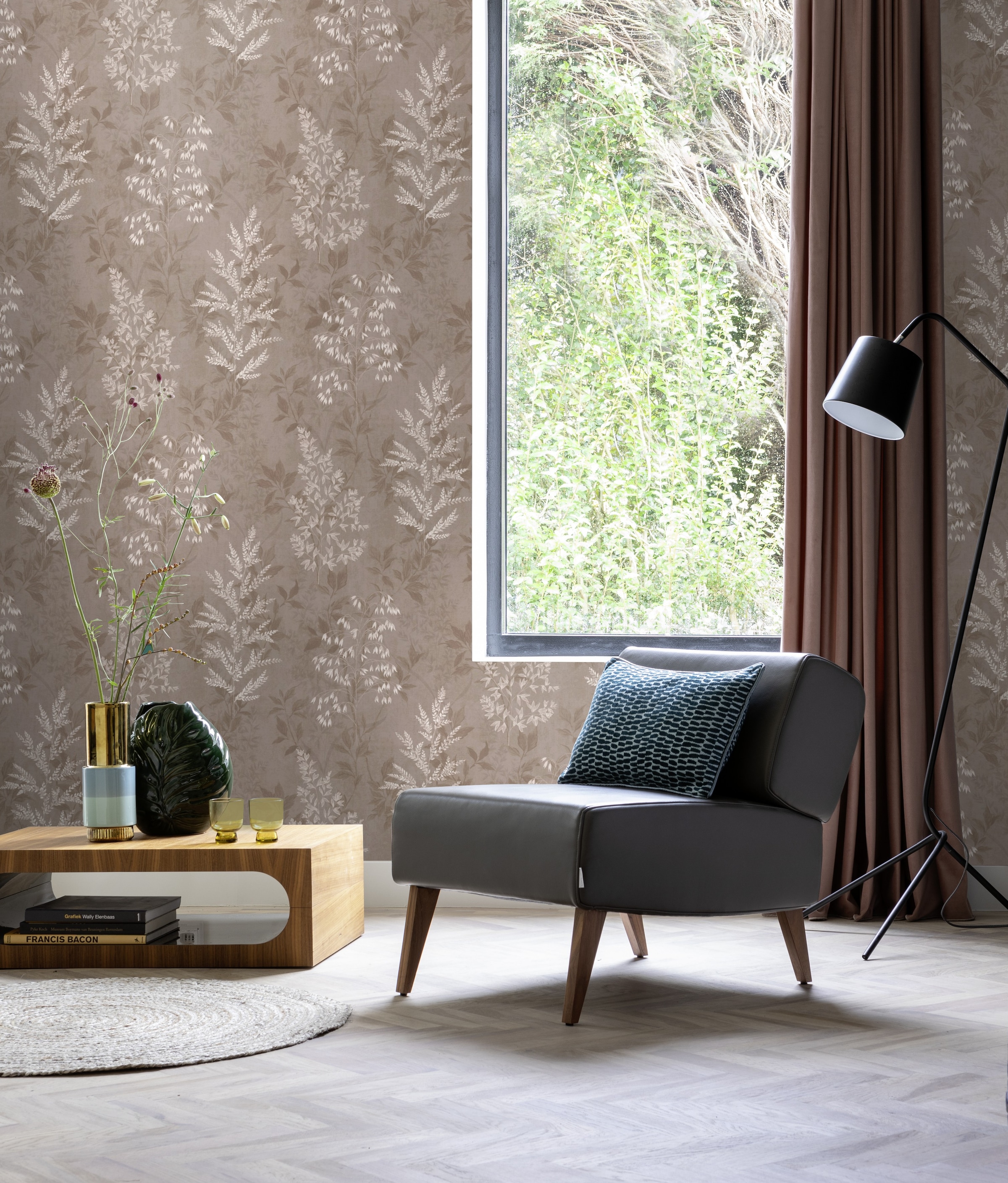 Rasch Papiertapete »mit Blattranken«, botanisch, Blätter
