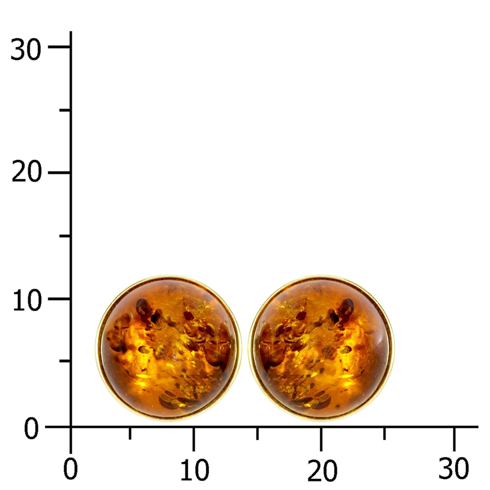 OSTSEE-SCHMUCK Paar Ohrstecker »Ostsee-Schmuck Ohrstecker Classic 12 mm Ohrstecker Classic 12 mm«, (2 tlg.)