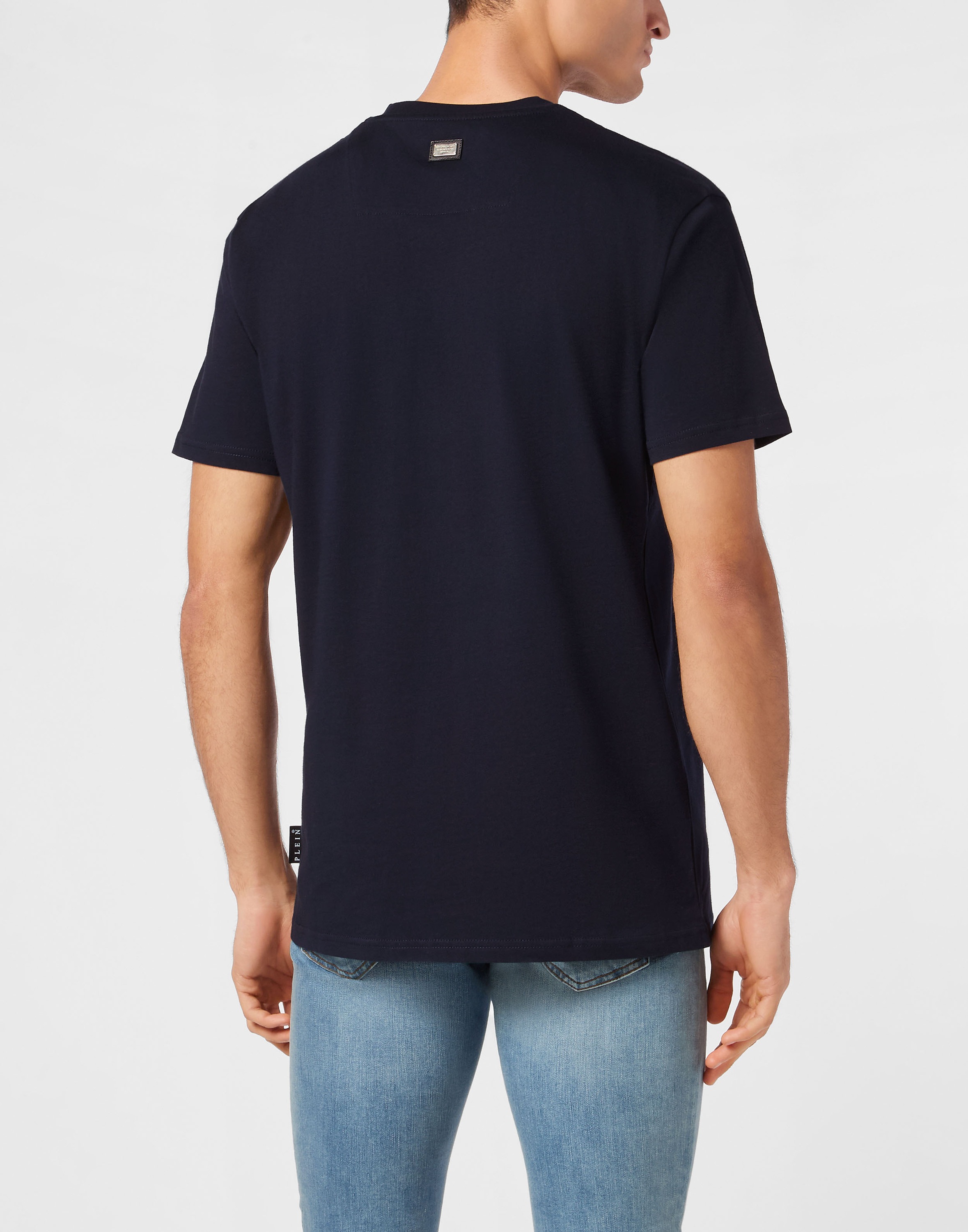 T-Shirt PHILIPP PLEIN "Gothic Plein", Jungen, Gr. M, 24, navy, Obermaterial: 100% Baumwolle, Shirts T-Shirt 3