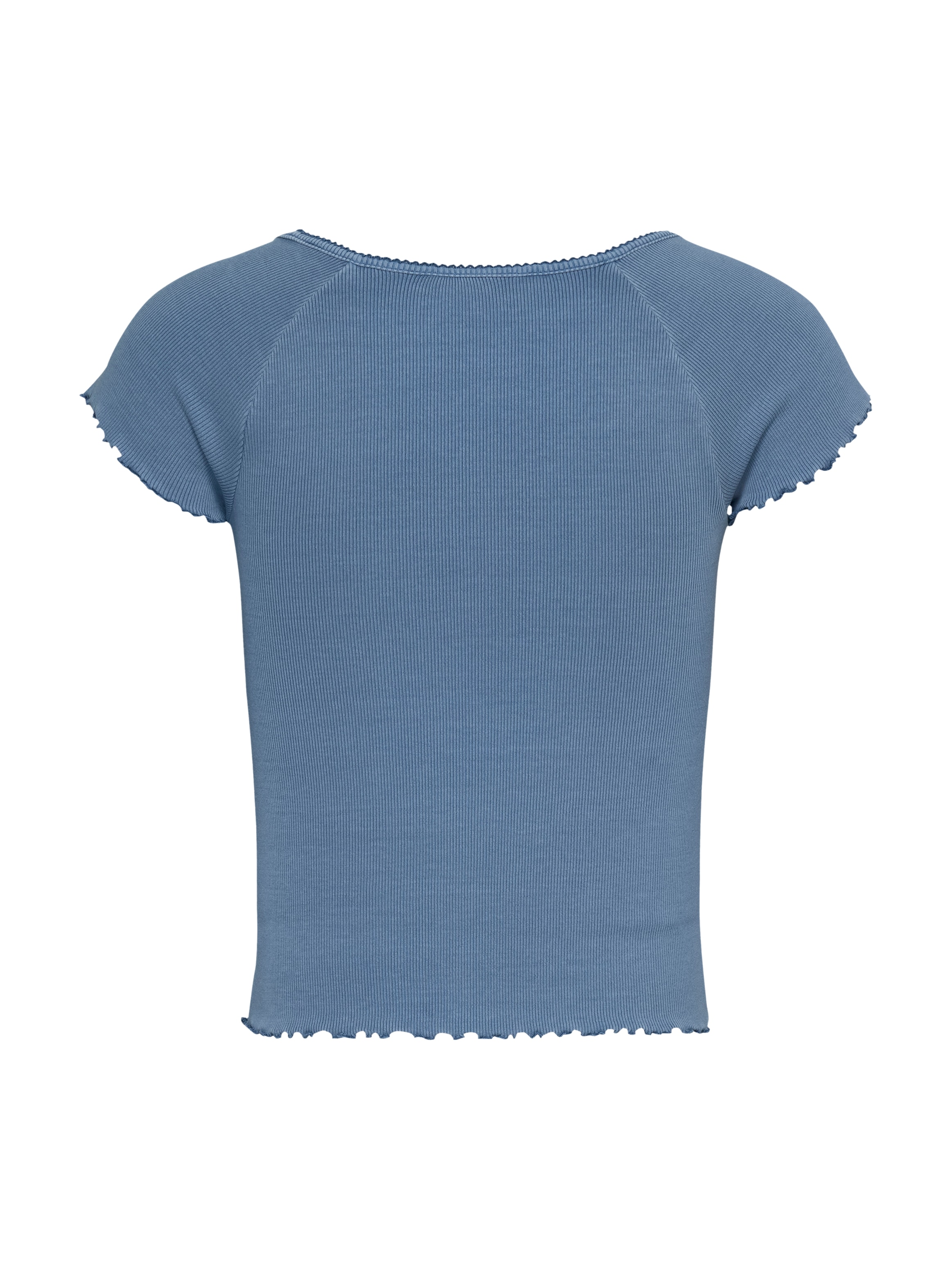Tommy Jeans Kurzarmshirt »TJW SLIM VNECK GMD RIB SS«, mit Rollkanten, im femininen Stil
