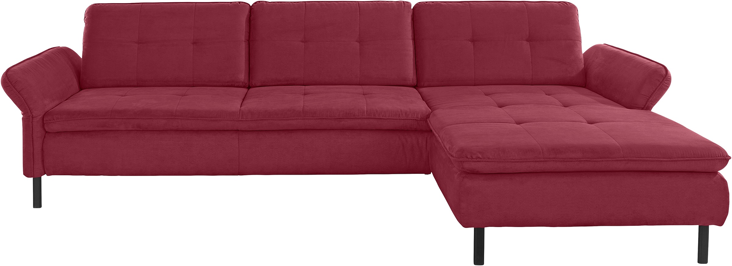 Home affaire Ecksofa "Birkholm L-Form" Armlehnverstellung, auch in Easy Cle günstig online kaufen