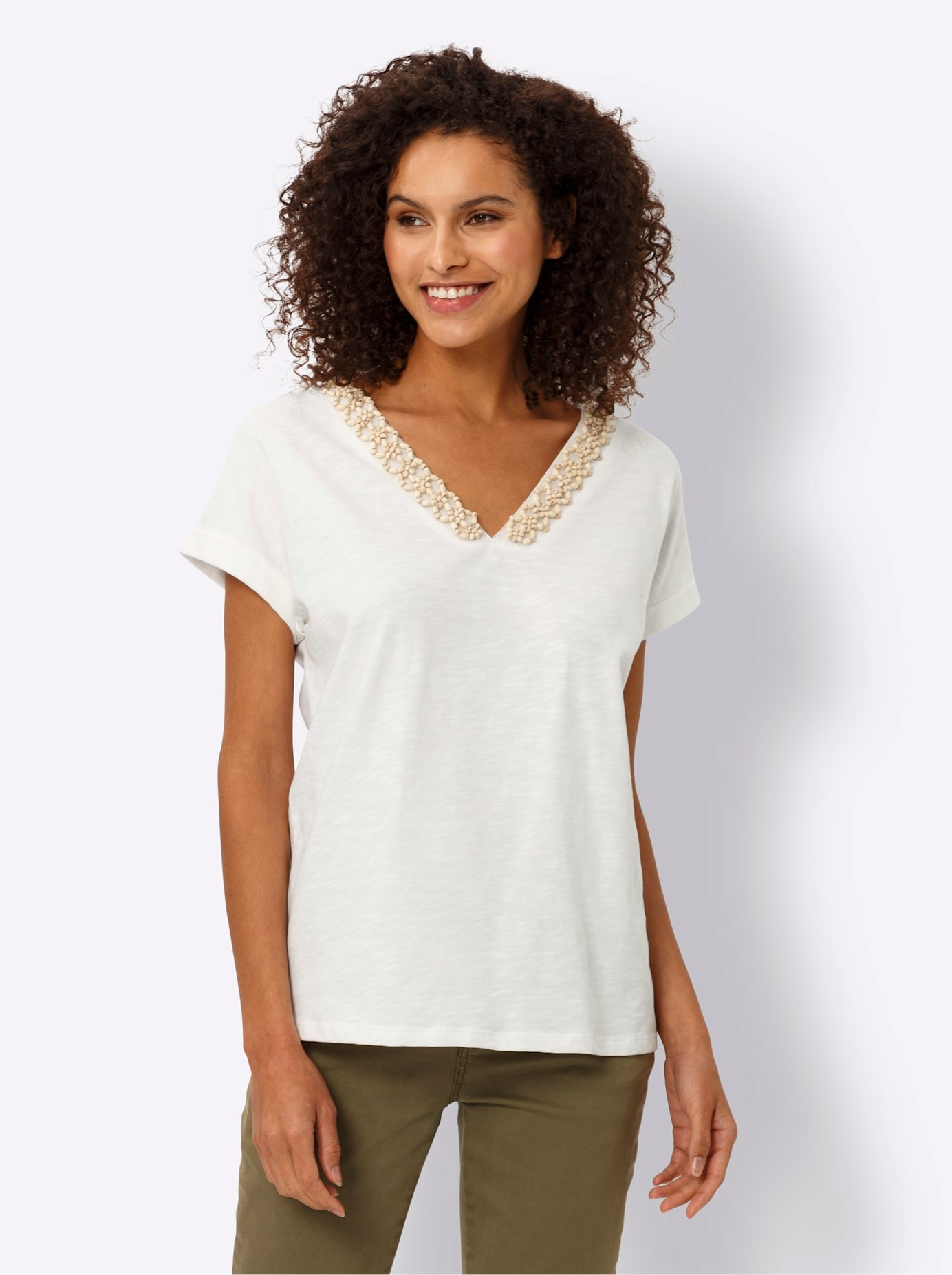 heine V-Shirt "Shirt" 1 Stk. günstig online kaufen