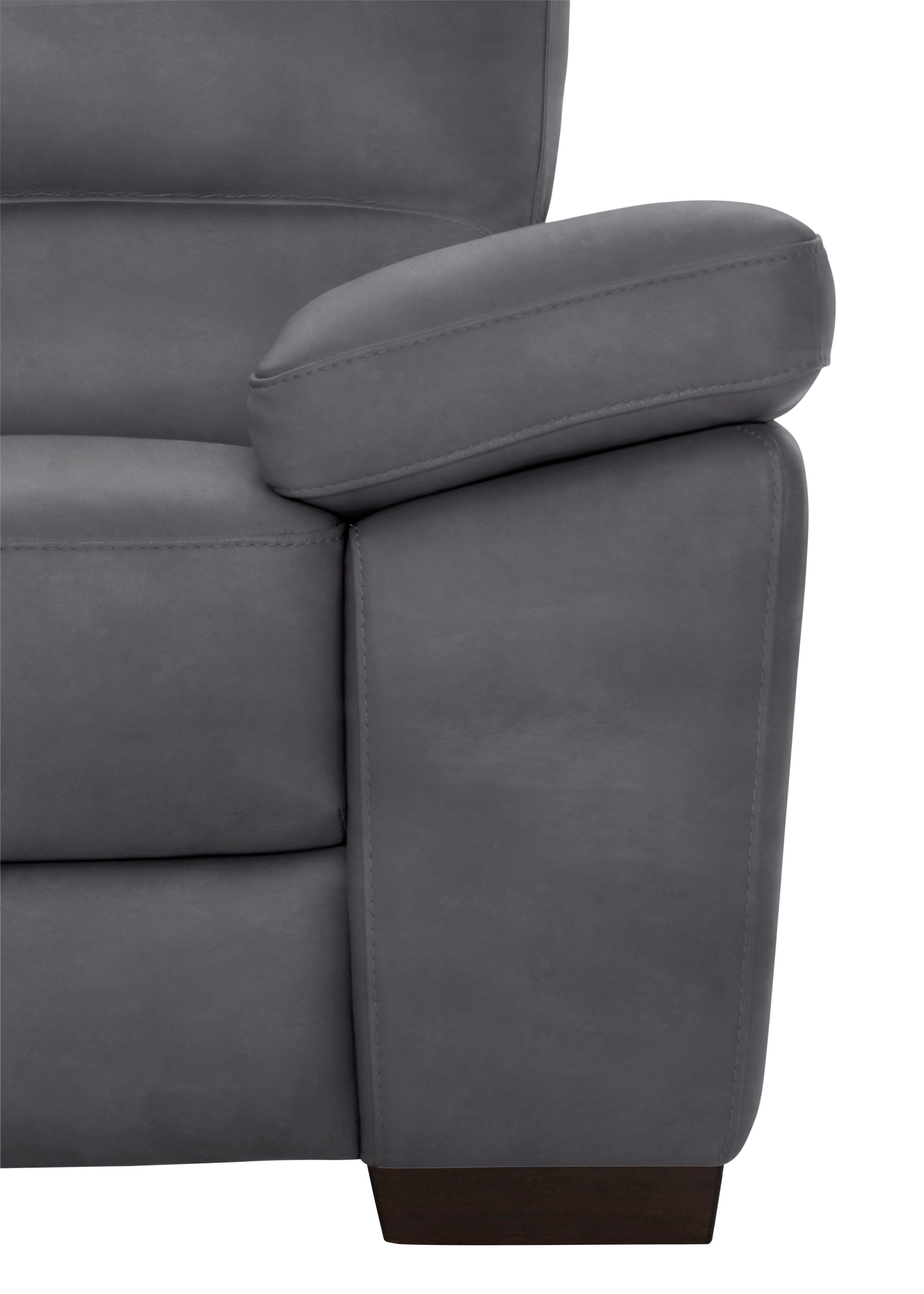 CALIA ITALIA 3-Sitzer »Gaia, Sofa im edlen Design und mit erstklassigem Sitzkomfort«, aus pflegeleichtem Luxus-Microfaser Ginevra Hydro Care
