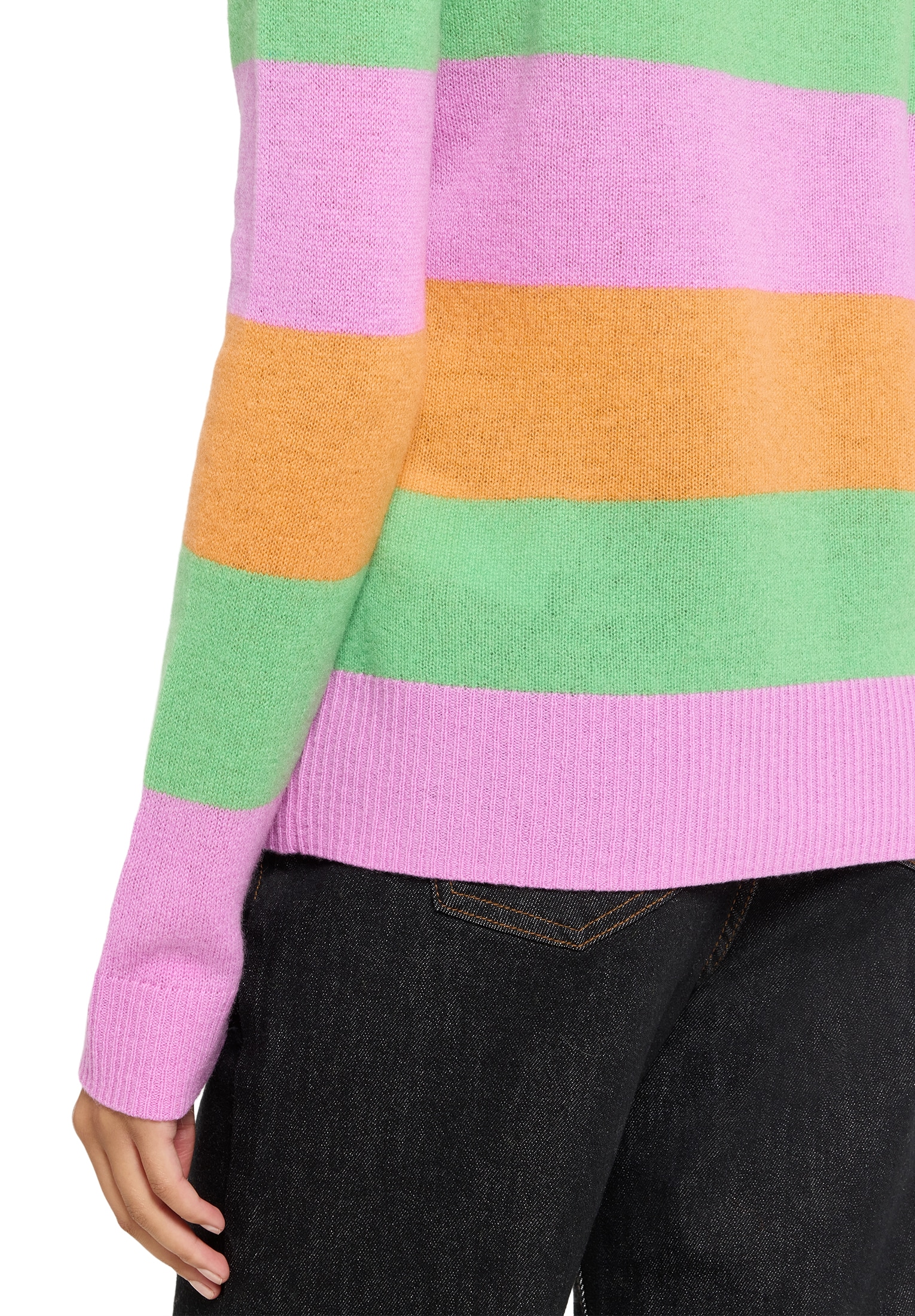 Cartoon Strickpullover »Damen mit Rundhalsausschnitt« 1 tlg.